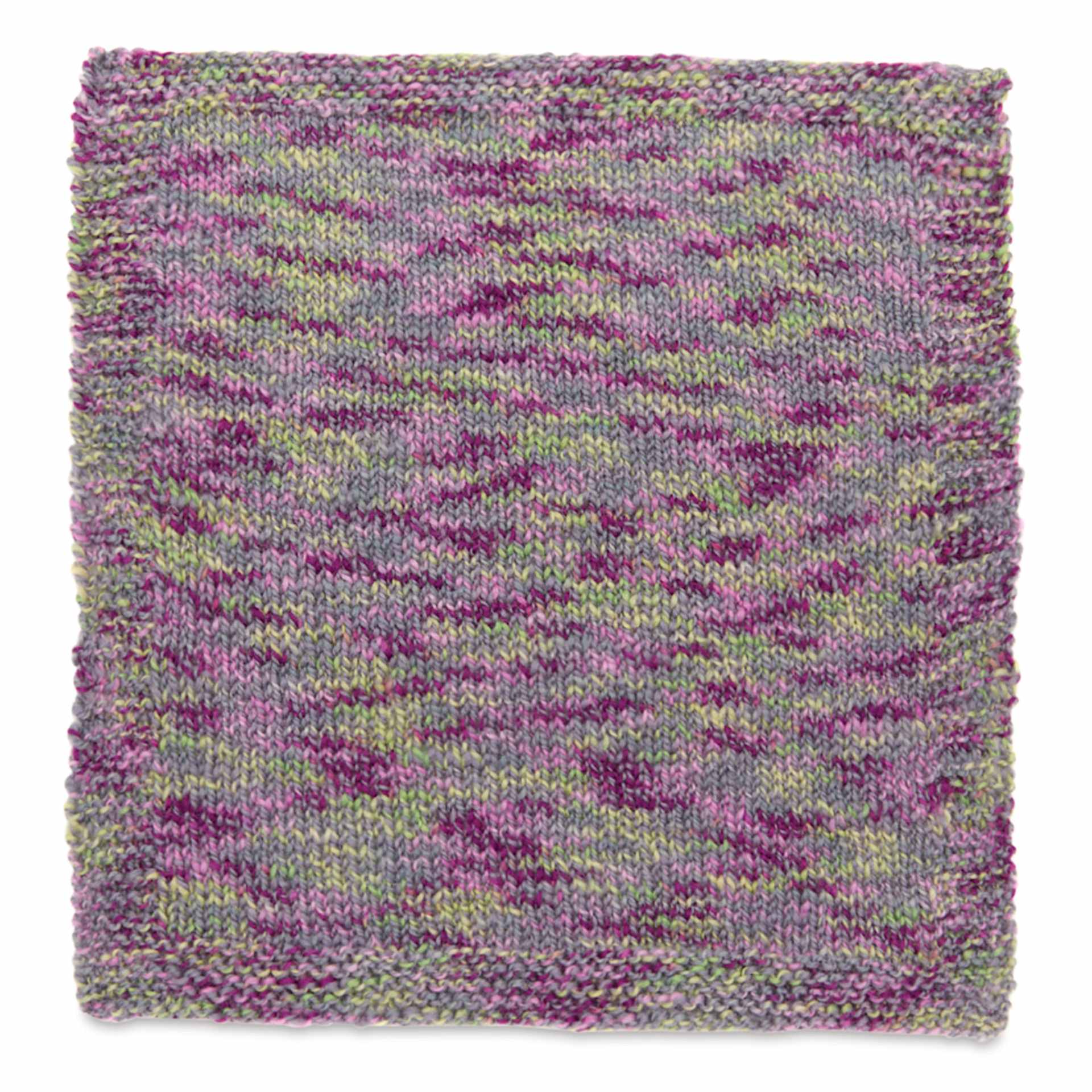 Fibra Natura Cobblestone Yarn - Blacklight knitted