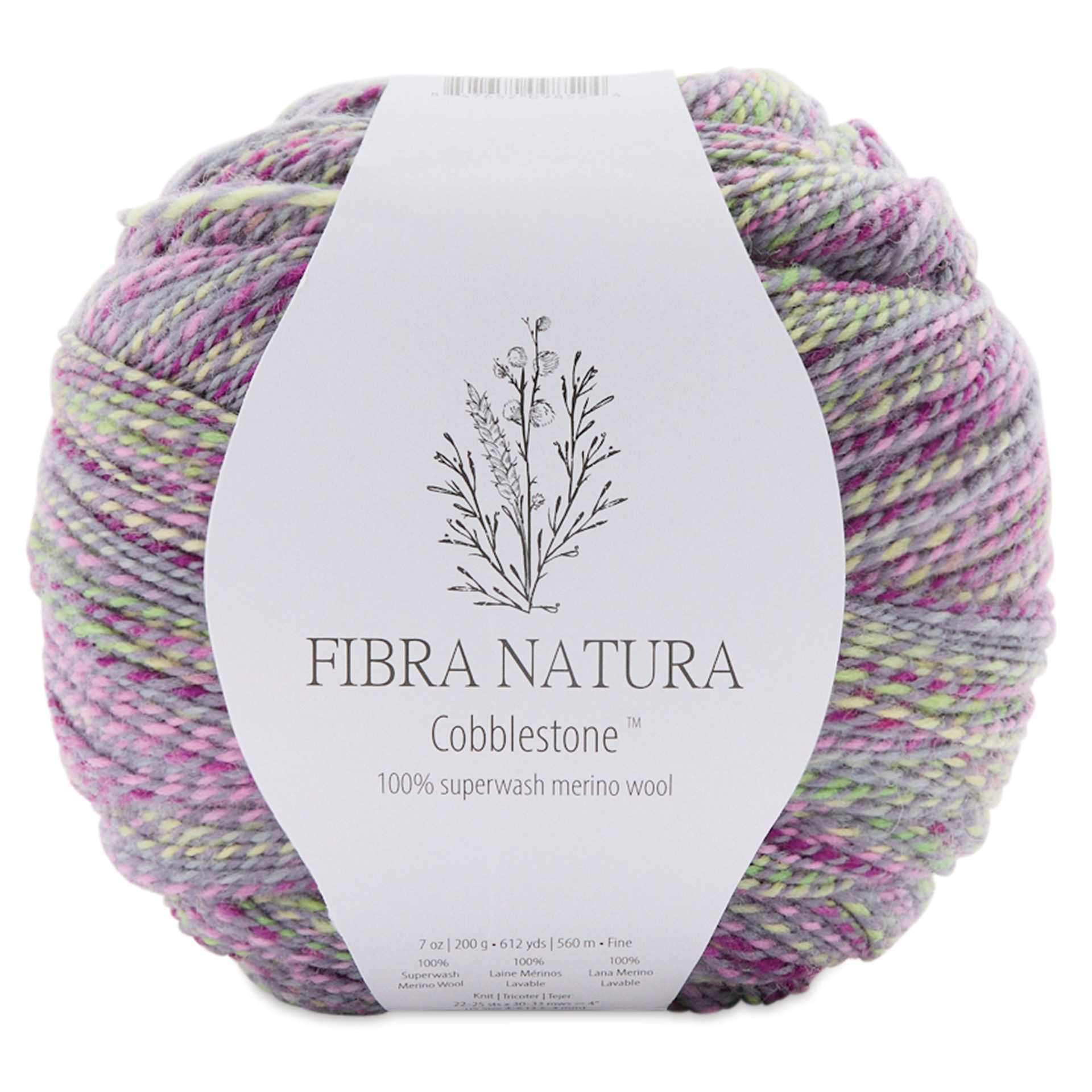 Fibra Natura Cobblestone Yarn - Blacklight, 612 Yards