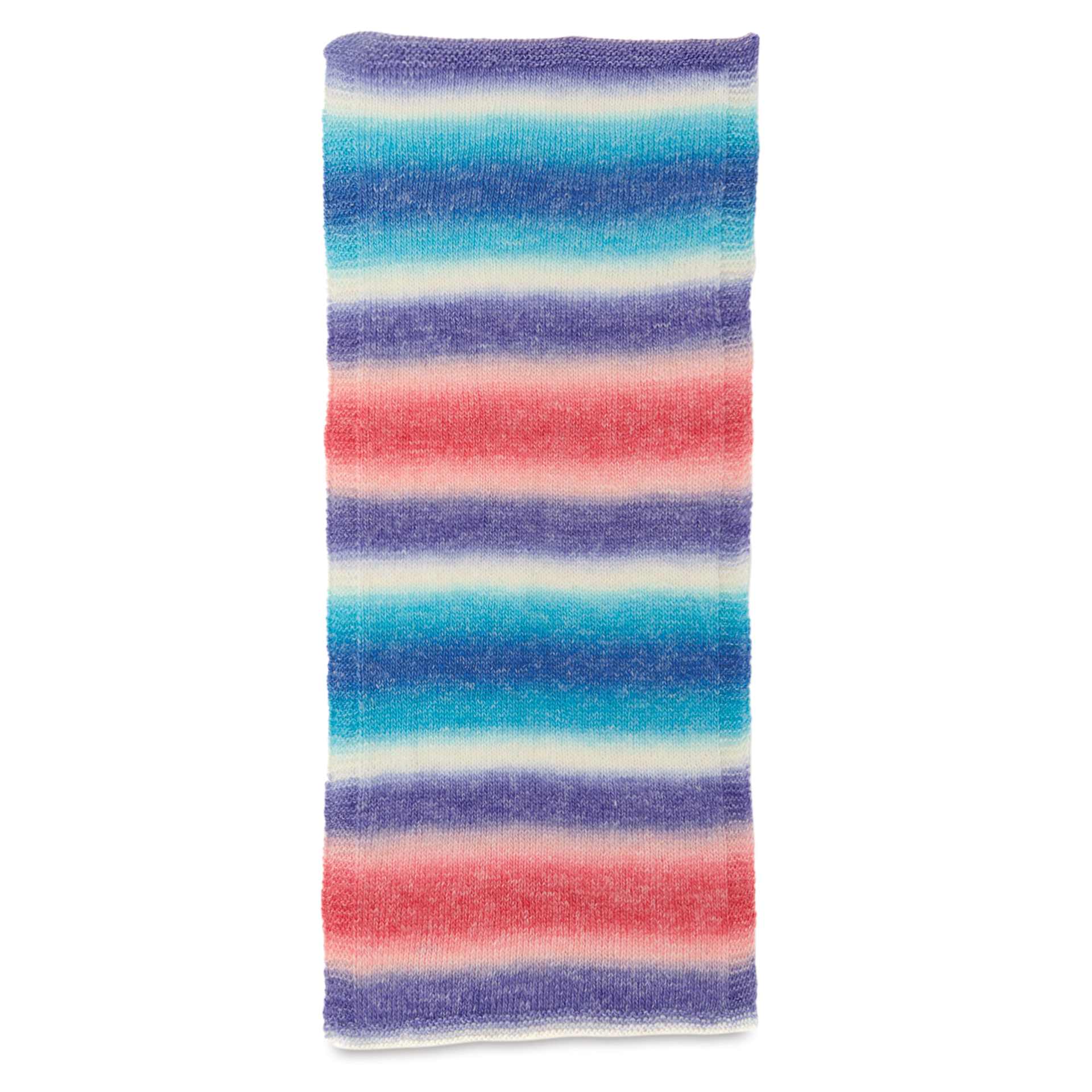 Universal Yarn Colorburst Yarn - Sunset, knitted
