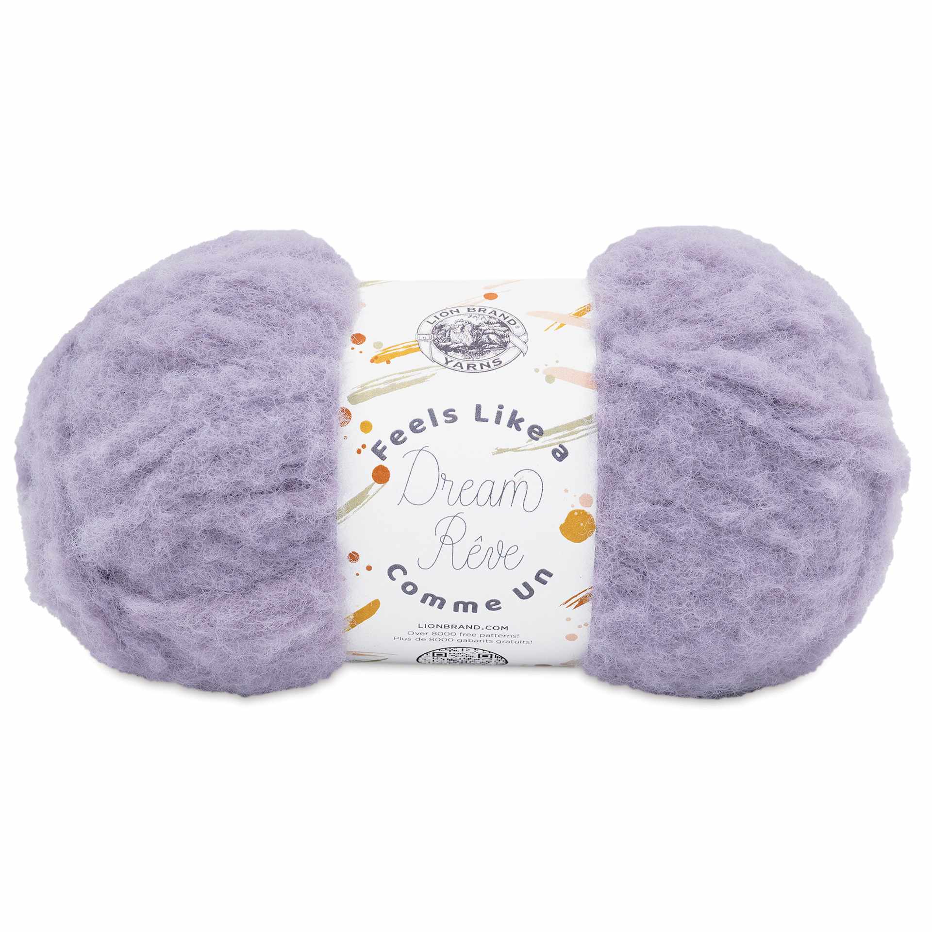 Lion Brand Feels Like A Dream Yarn - Lavender Mist, 207 yds