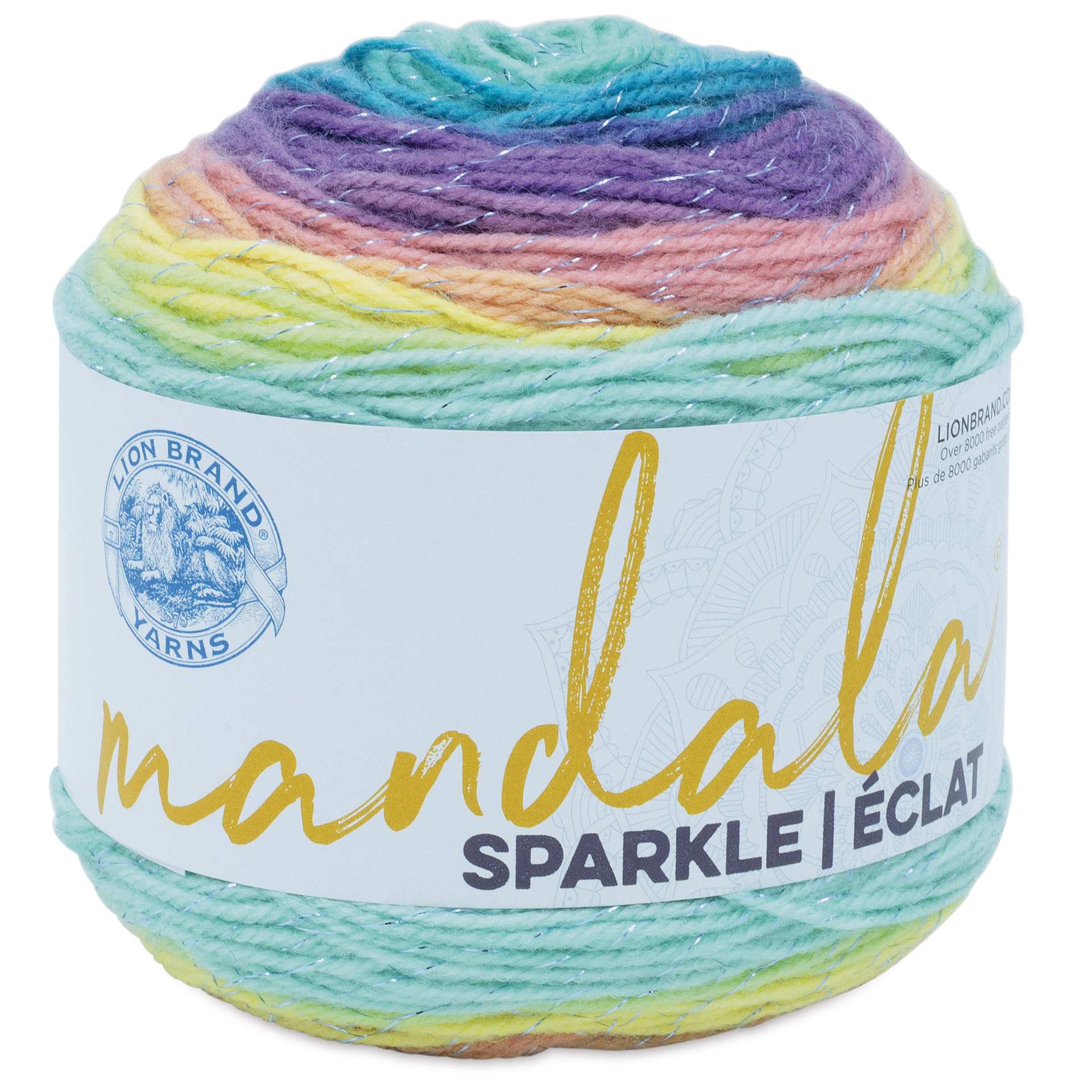 Lion Brand Mandala Sparkle Yarn - Serpens