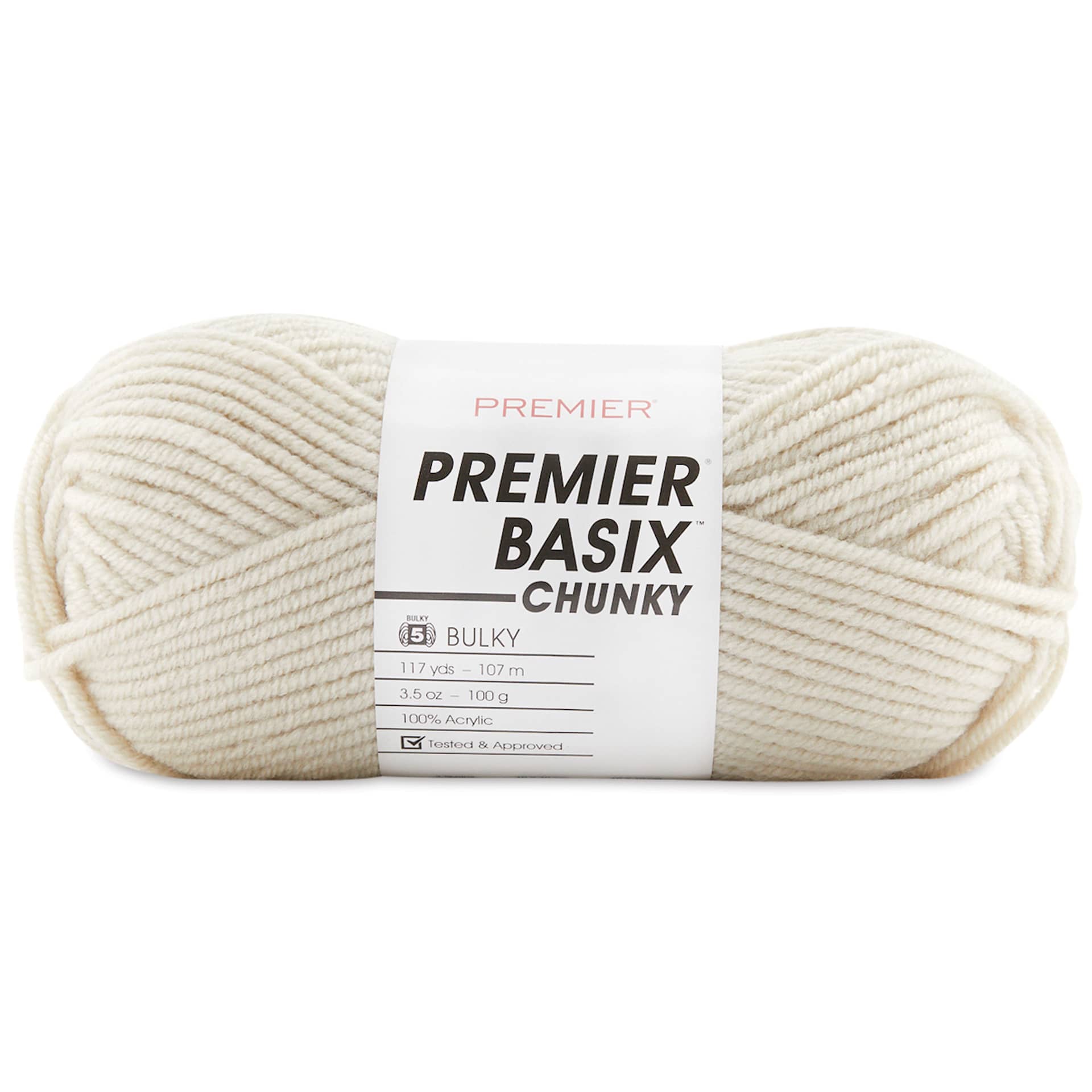 Premier Yarn Basix Chunky Yarn - Antique White