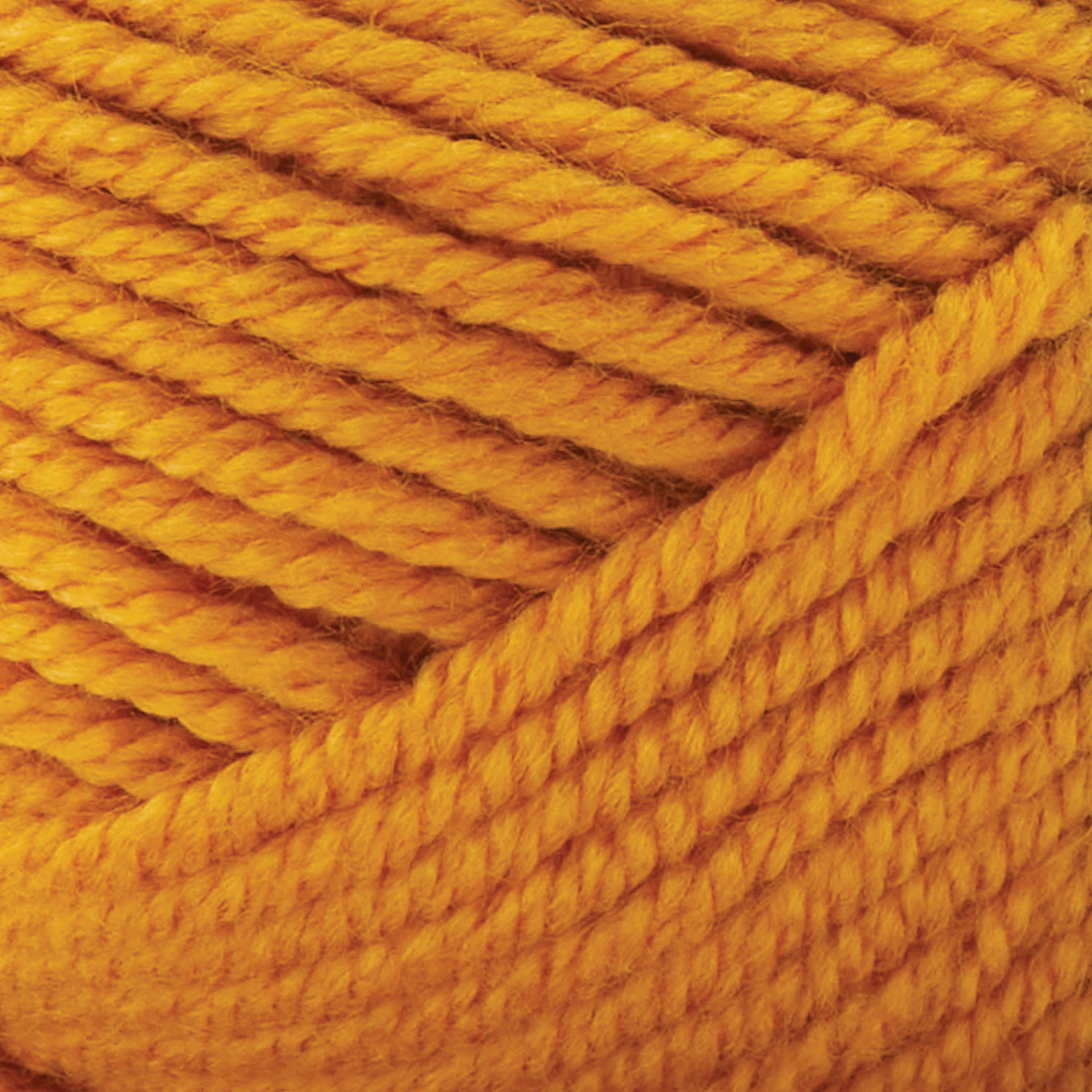 Premier Yarn Basix Chunky Yarn - Mustard, close-up