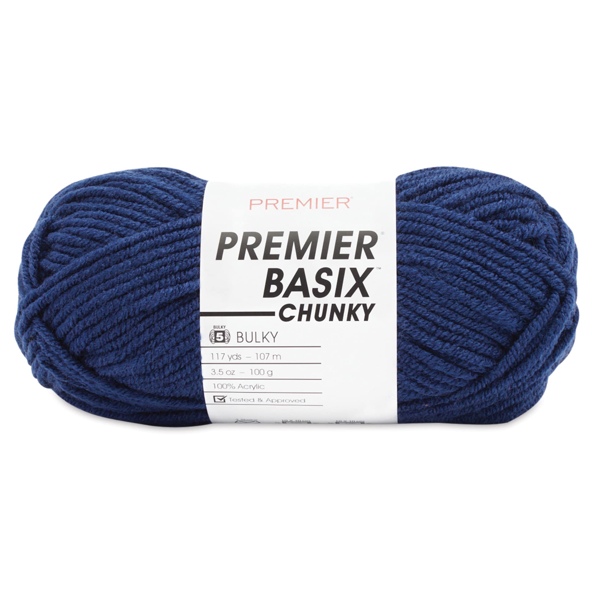 Premier Yarn Basix Chunky Yarn - Navy