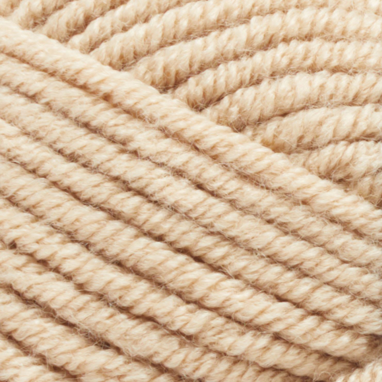 Premier Yarn Basix Chunky Yarn - Tan, close-up