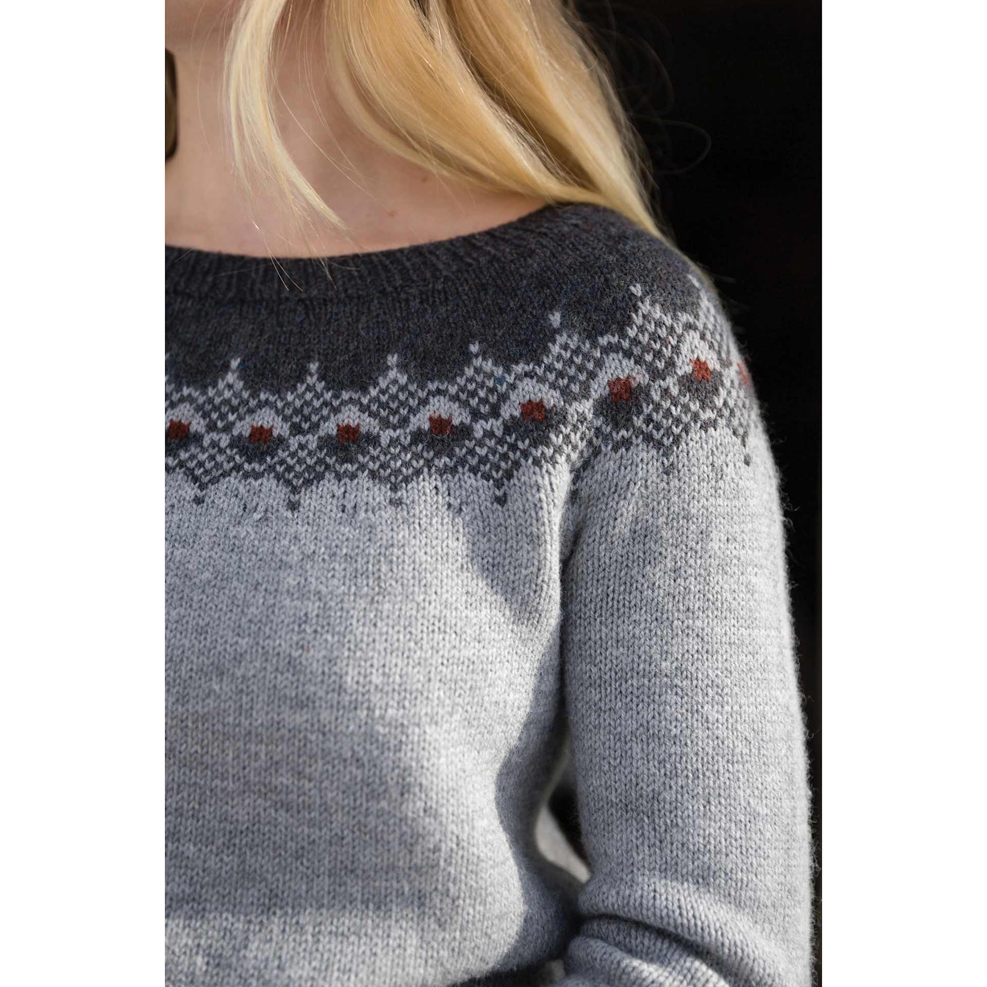 Quince & Co Chickadee Yarn - sweater example