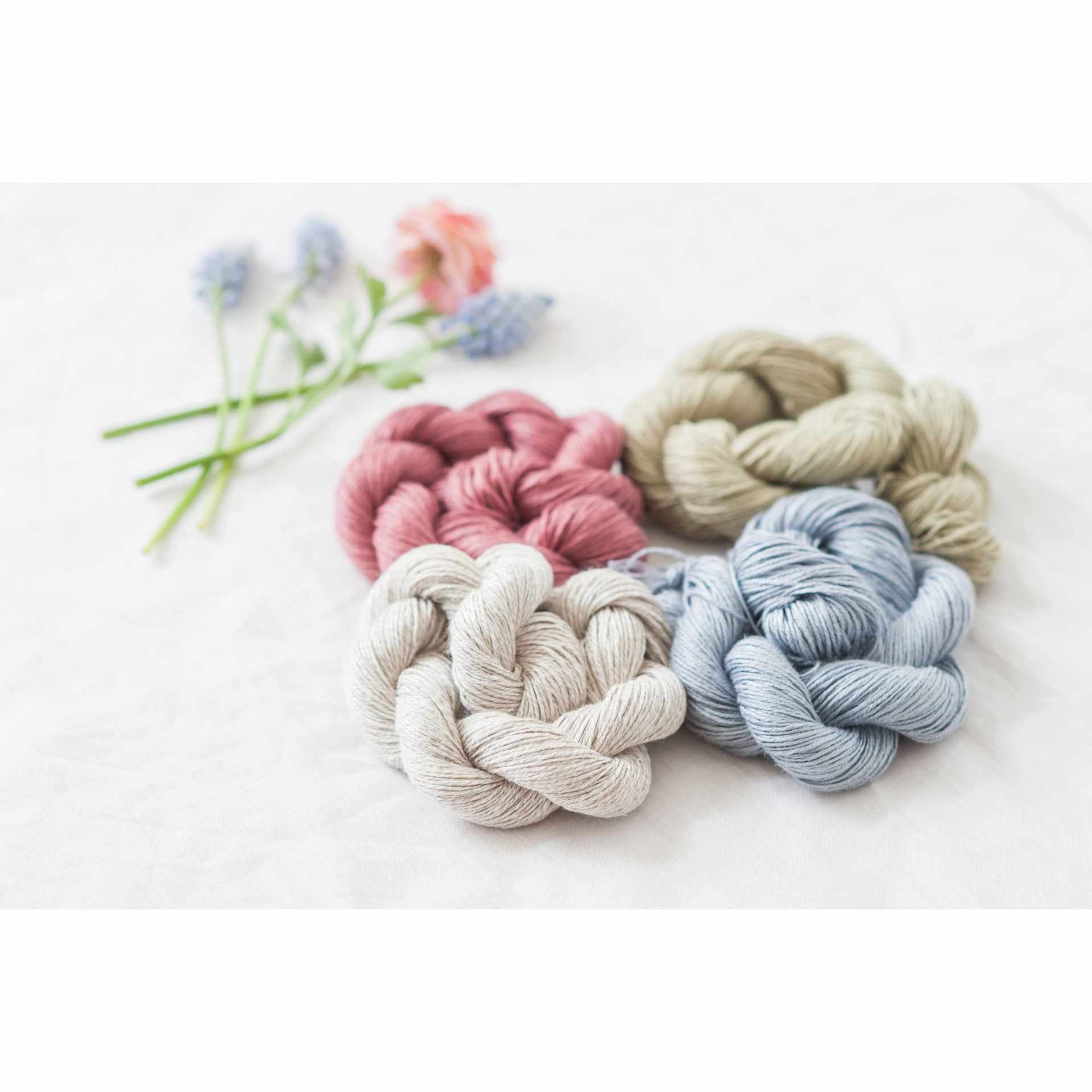 Quince & Co Sparrow Yarn -  four twisted yarns