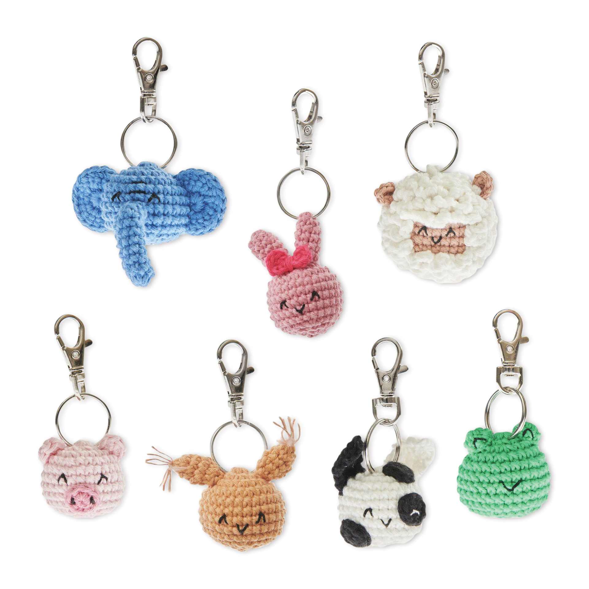 Rico Design Ricorumi Crochet Keyring Kit - Animals completed projects