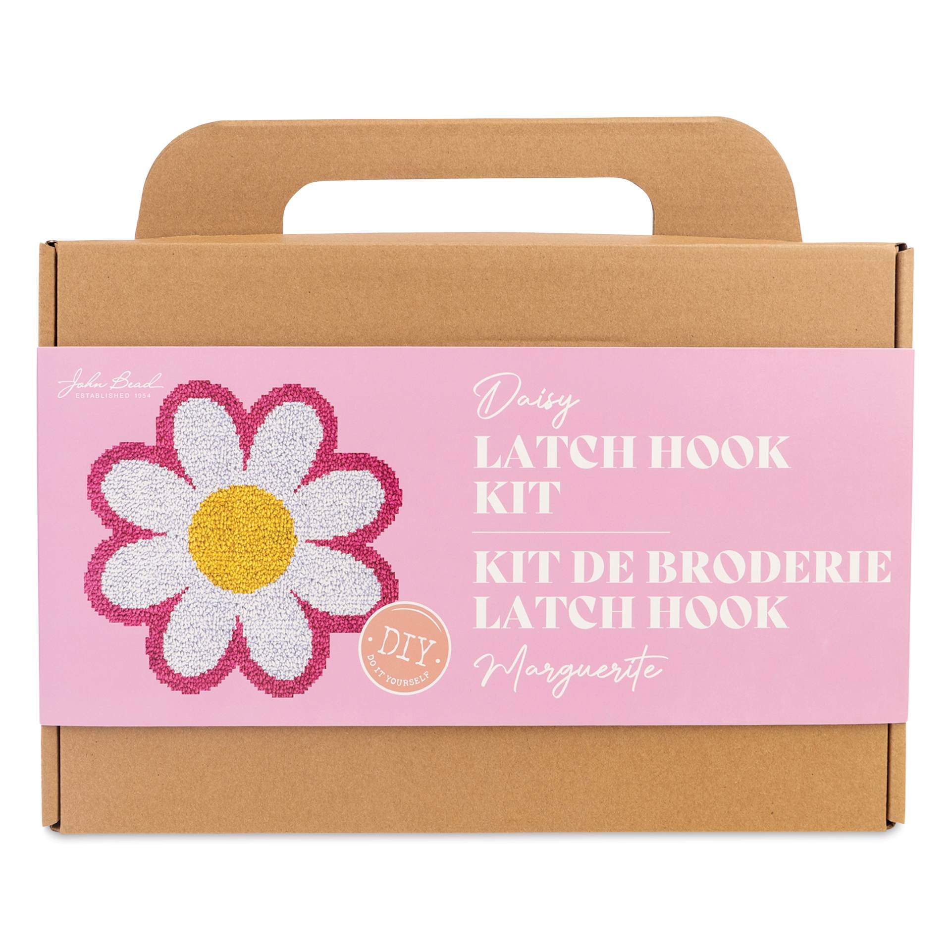 John Bead Latch Hook Kits - Daisy front of packaging