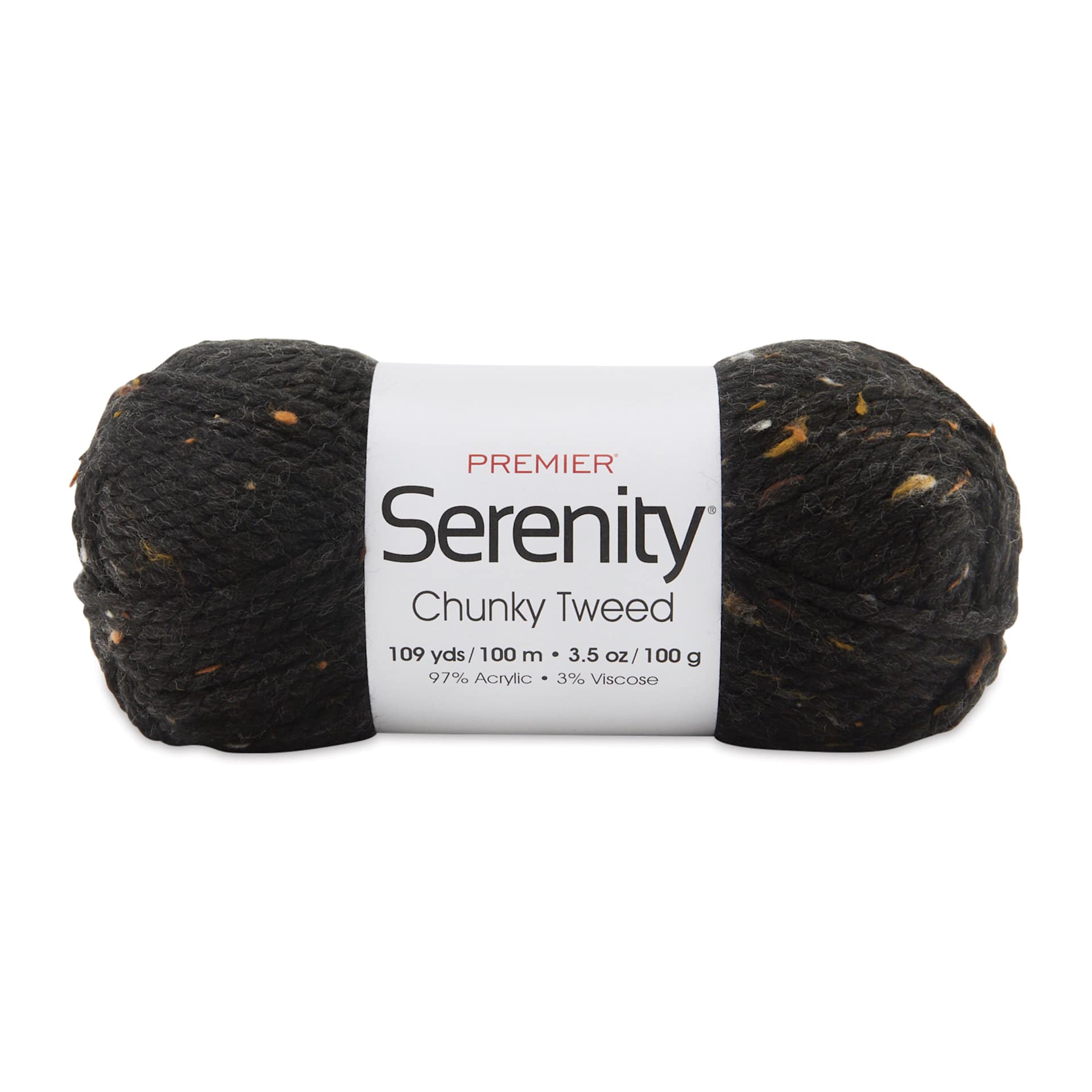 Premier Yarn Serenity Chunky Tweed Yarn - Carbon