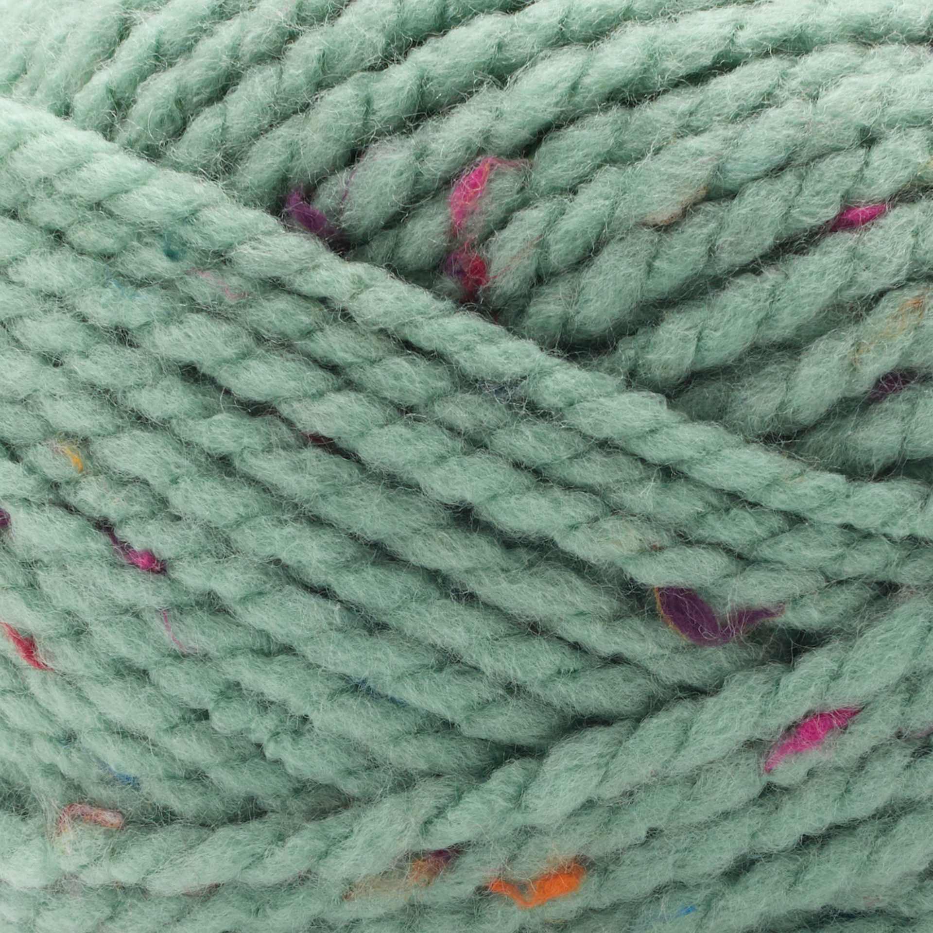 Premier Yarn Serenity Chunky Tweed Yarn - Seaglass close up to show texture