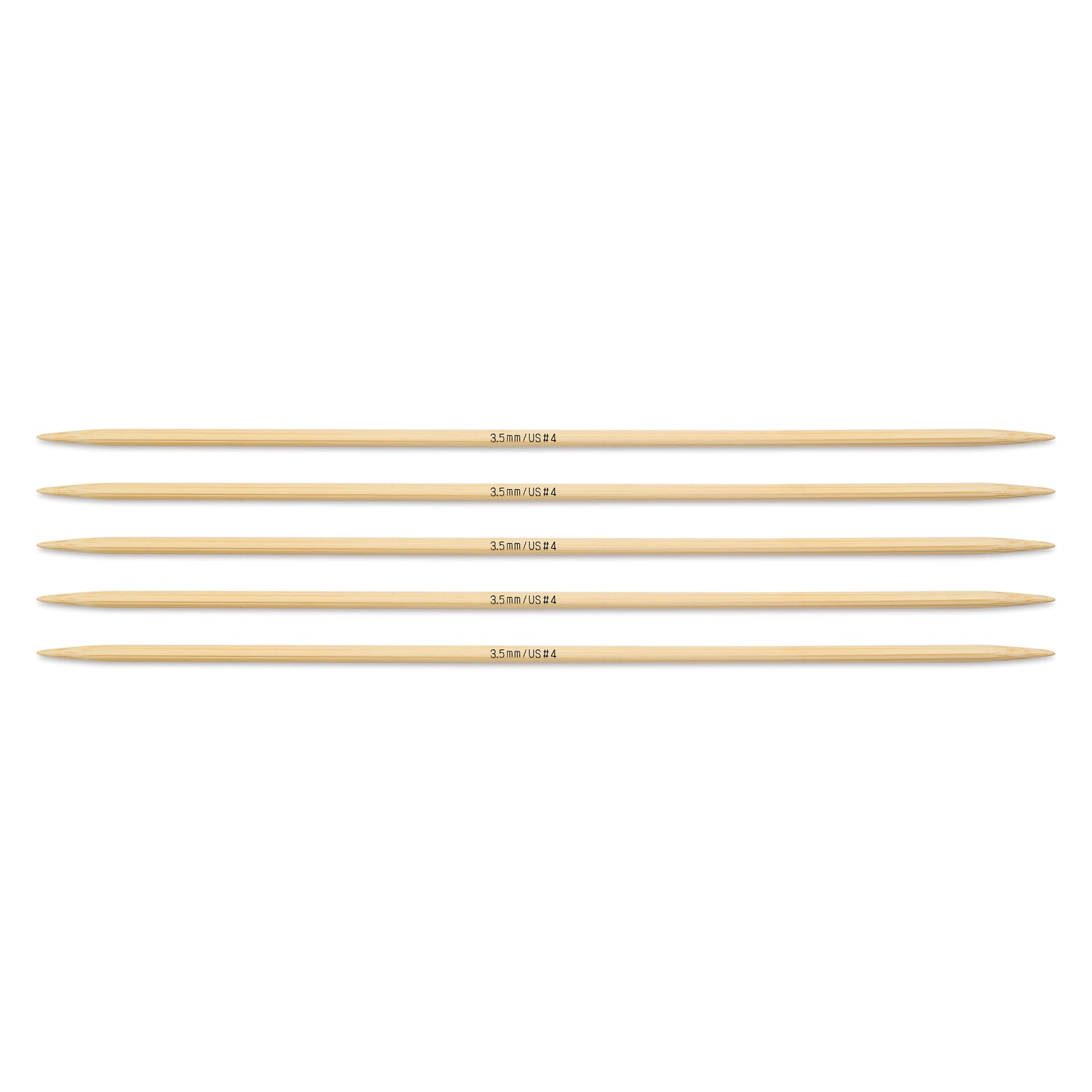 Skacel by Addi Bamboo Double Pointed Knitting Needles - Pkg of 5, US 03, 8"