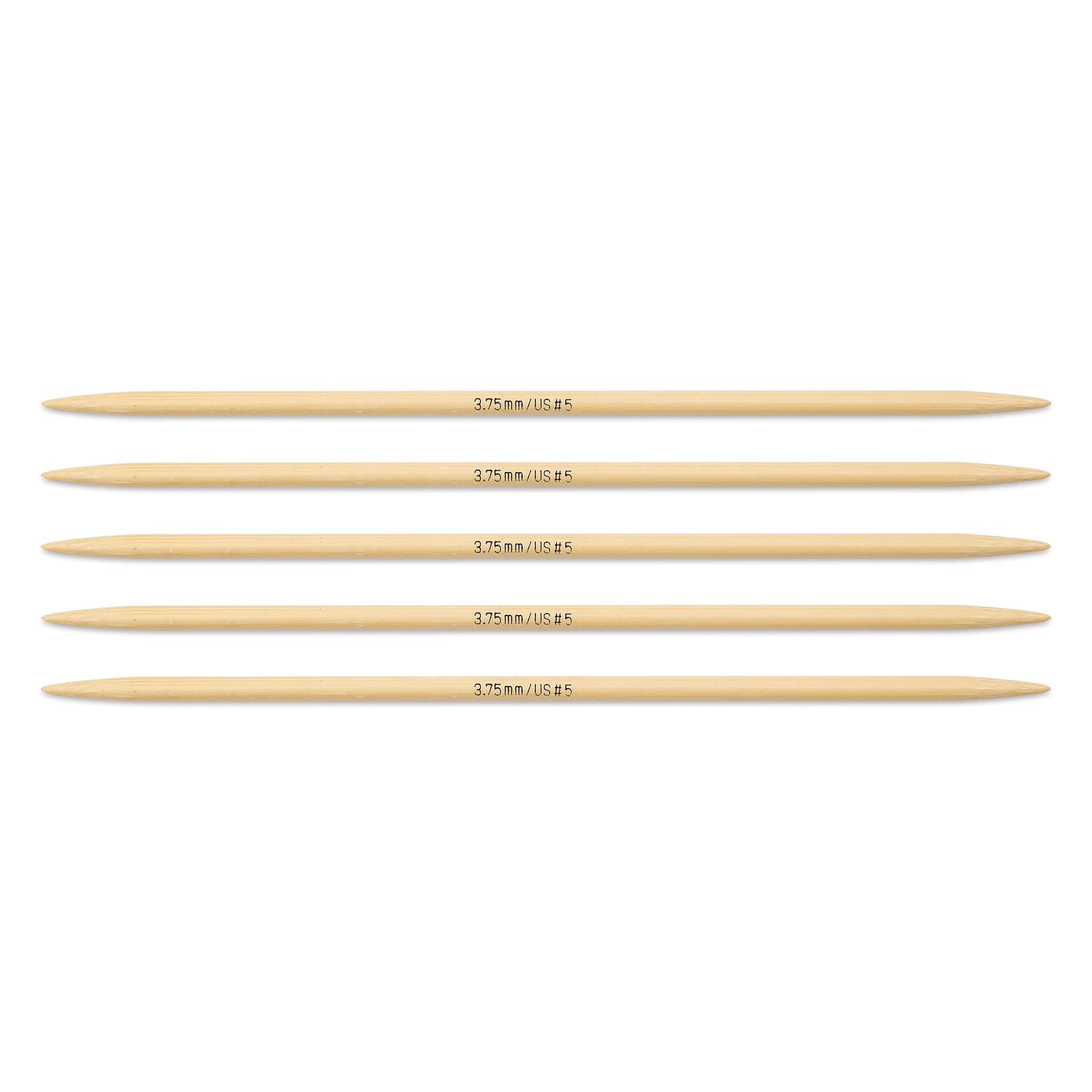 Skacel by Addi Bamboo Double Pointed Knitting Needles - Pkg of 5, US 05, 6"