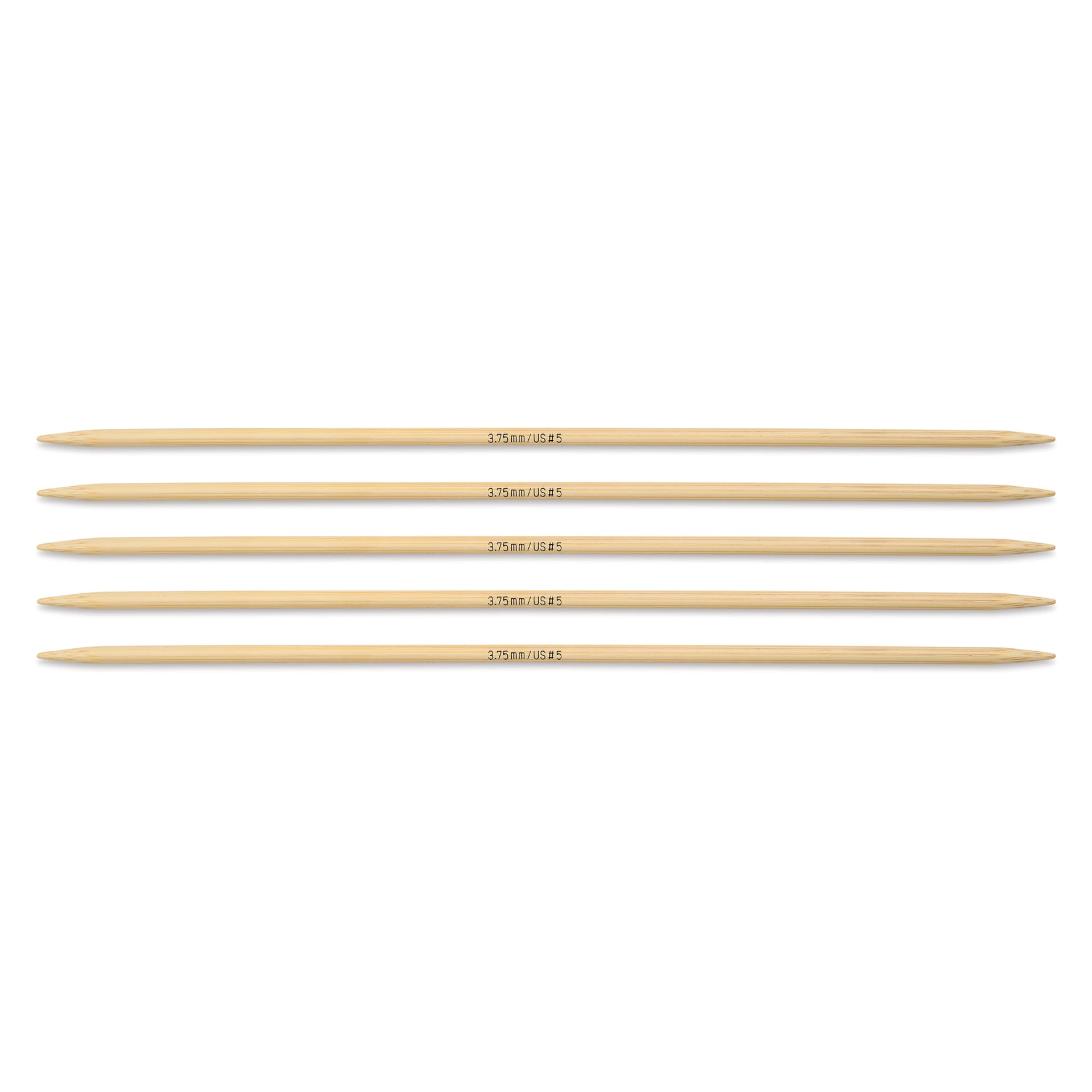 Skacel by Addi Bamboo Double Pointed Knitting Needles - Pkg of 5, US 05, 8"