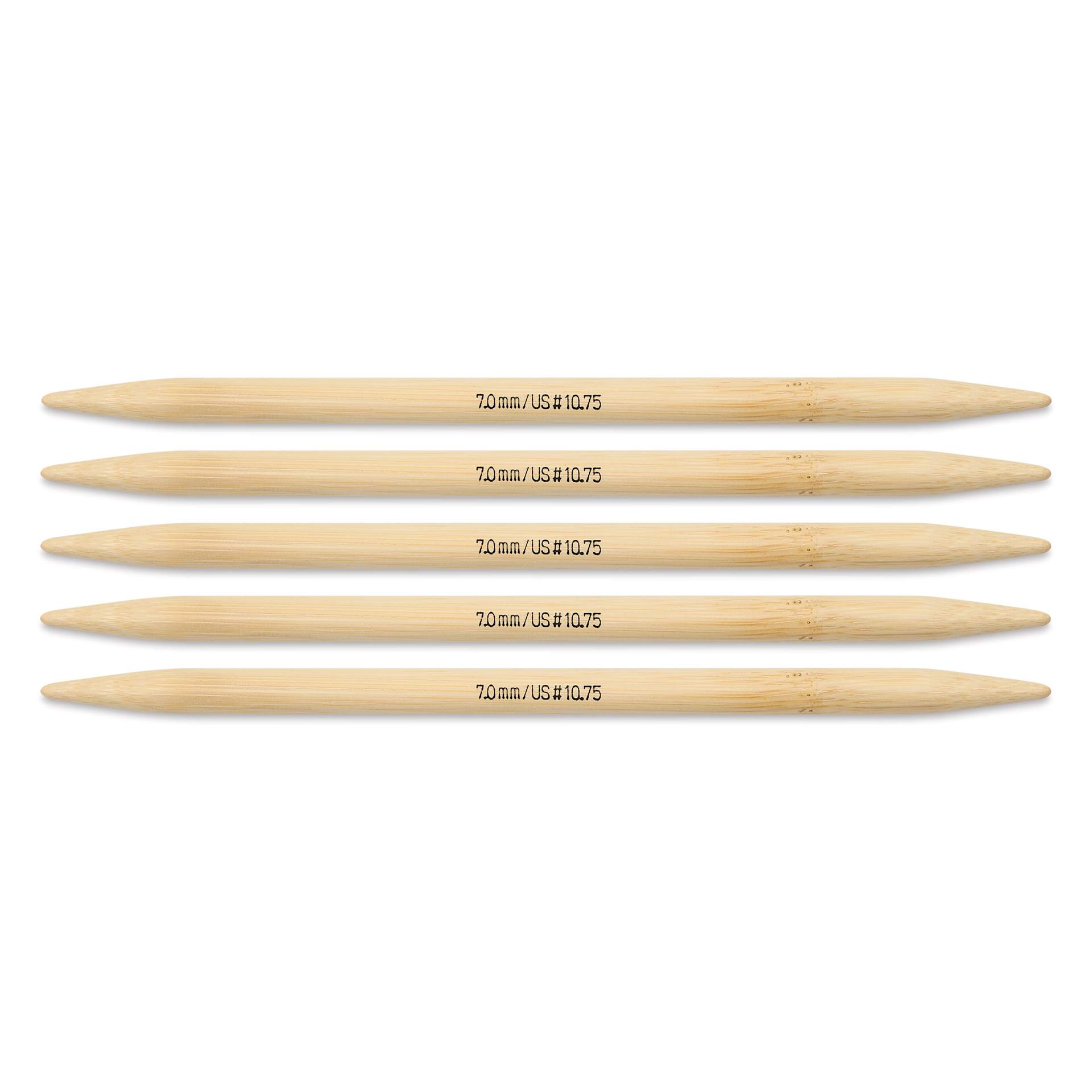 Skacel by Addi Bamboo Double Pointed Knitting Needles - Pkg of 5, US 10.75, 6"