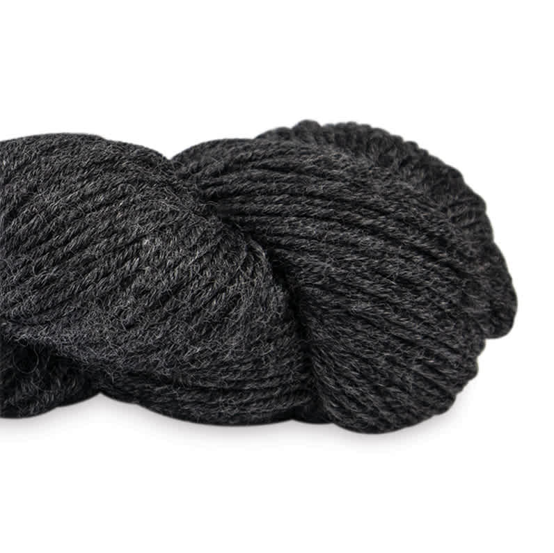 HiKoo Madrona DK Yarn - Volcanic Basalt close up to show texture