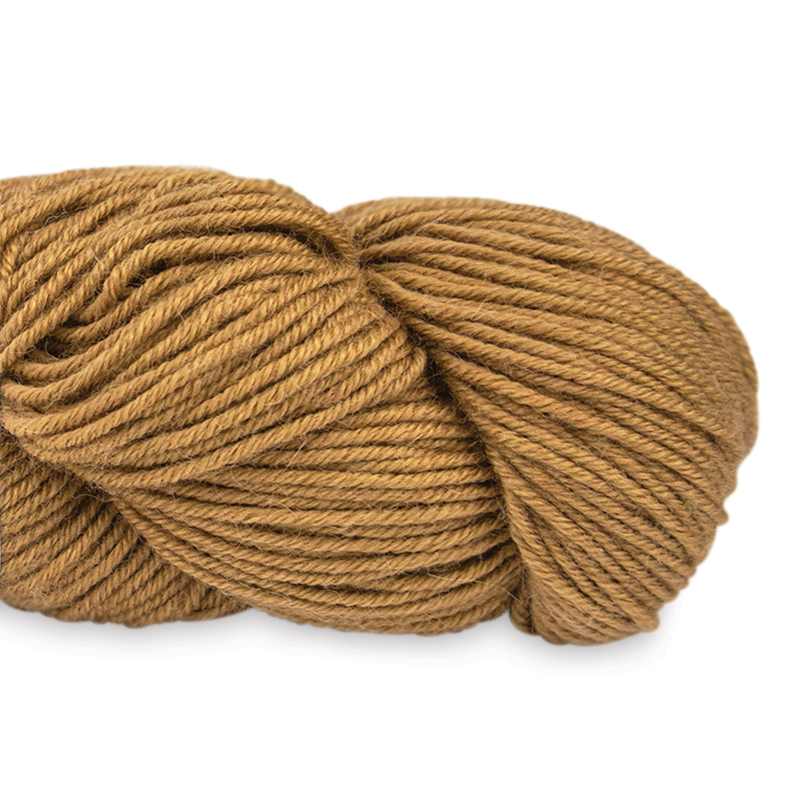 HiKoo Madrona DK Yarn - Apple Butter close up to show texture