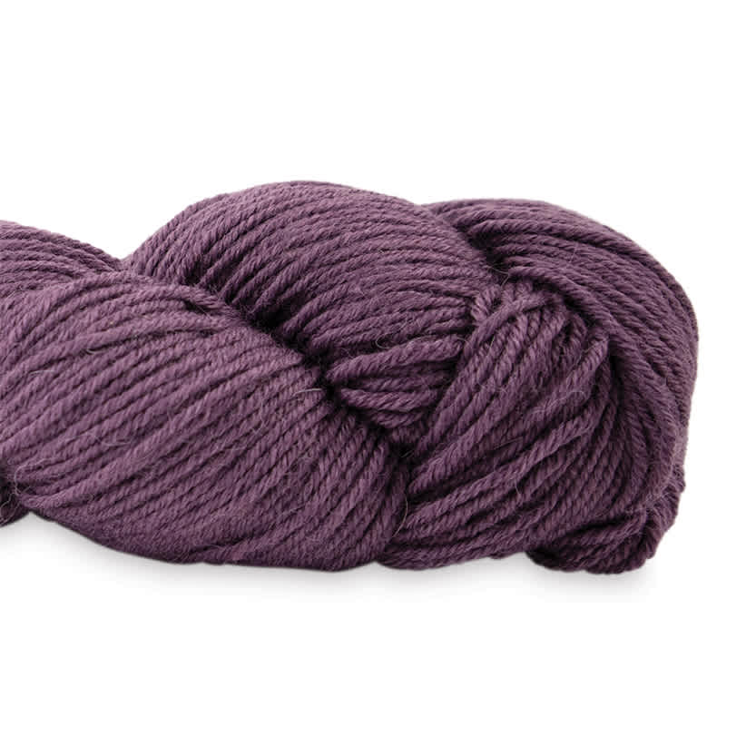 HiKoo Madrona DK Yarn - Fresh Fig close up to show texture