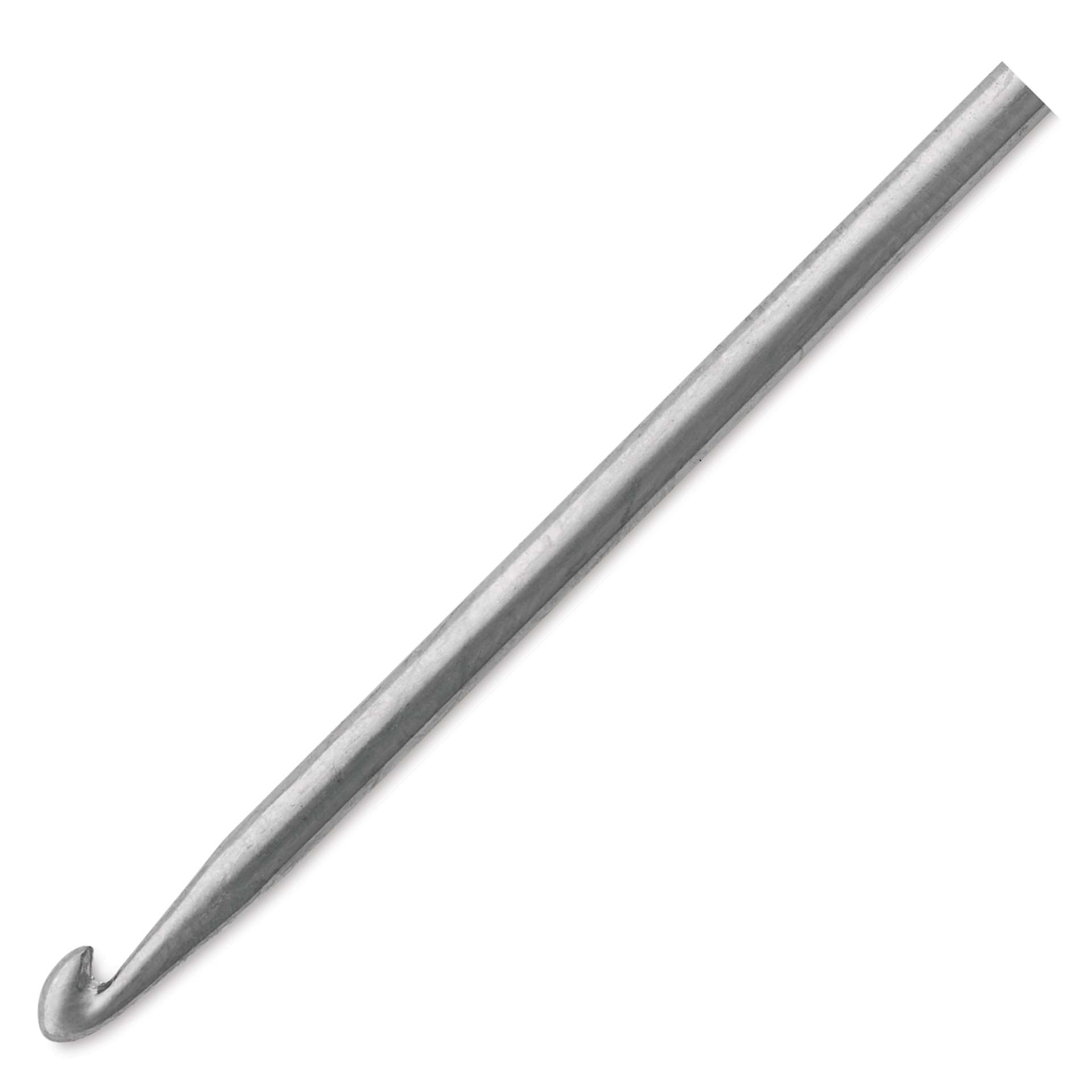 Skacel by Addi Olive Wood Crochet Hook - US A, 2.00 mm close up to show hook