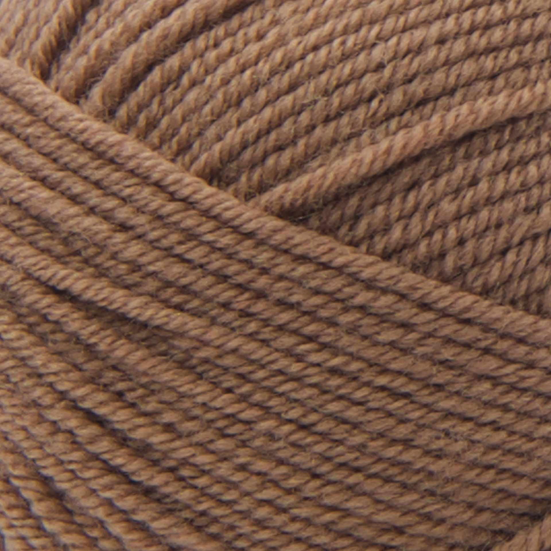 Lion Brand Yarn Collection Superwash Merino Yarn - Mushroom close up to show texture