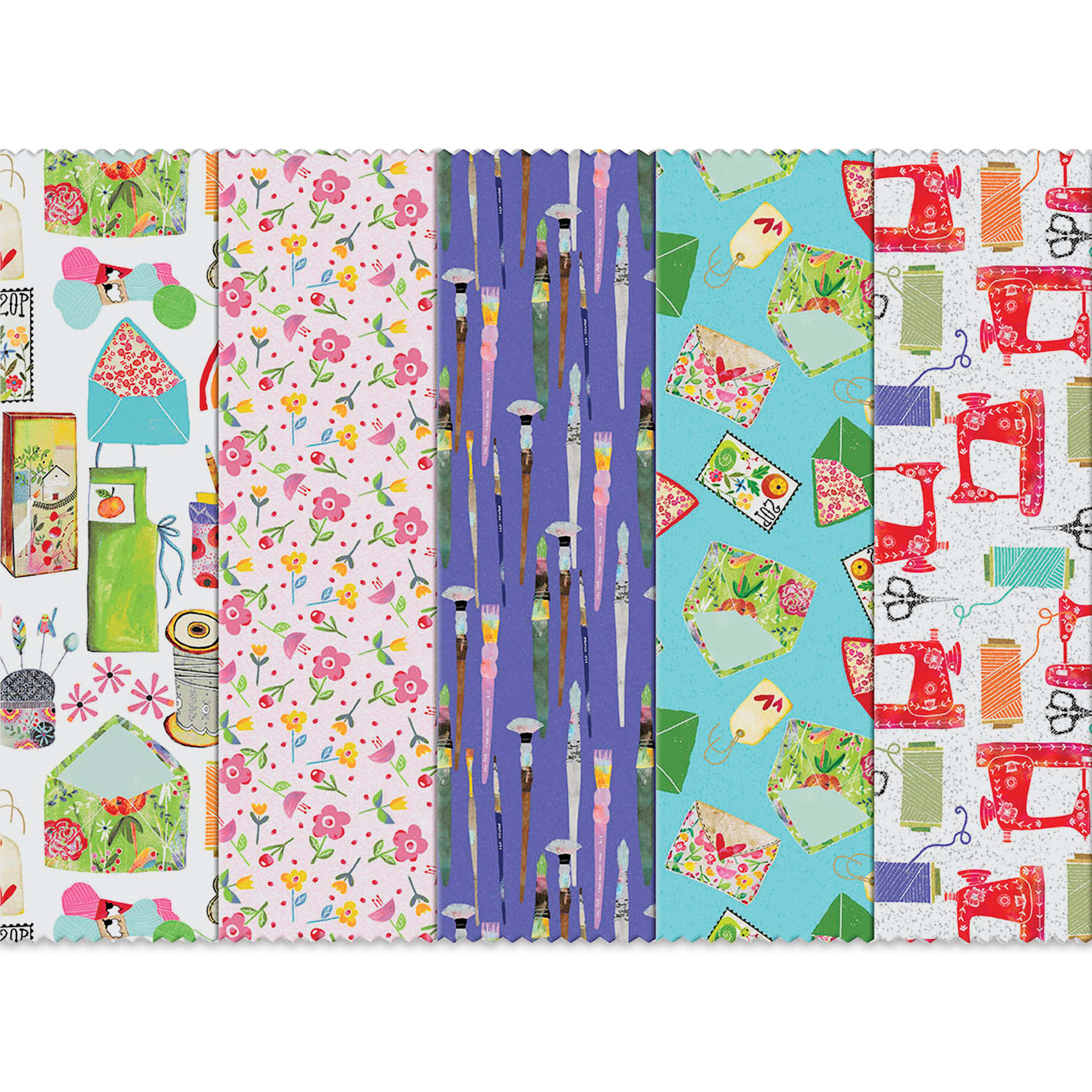 Fabric Palette Fabric Squares - Pkg of 20, Hobby Craft, 10" x 10"