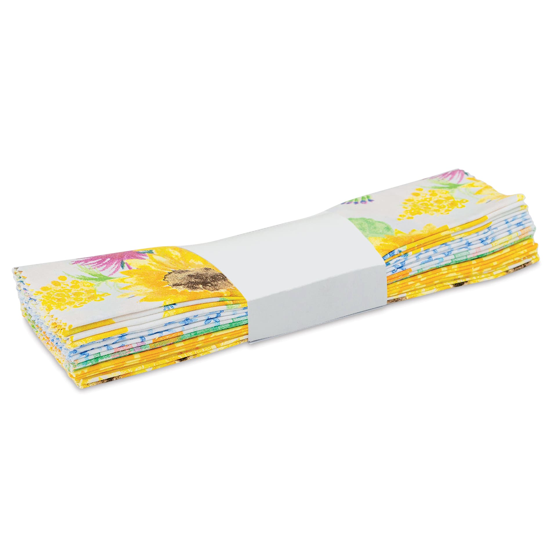 Fabric Palette Fabric Squares - Pkg of 20, Sunflower Day, 10" x 10" packaging
