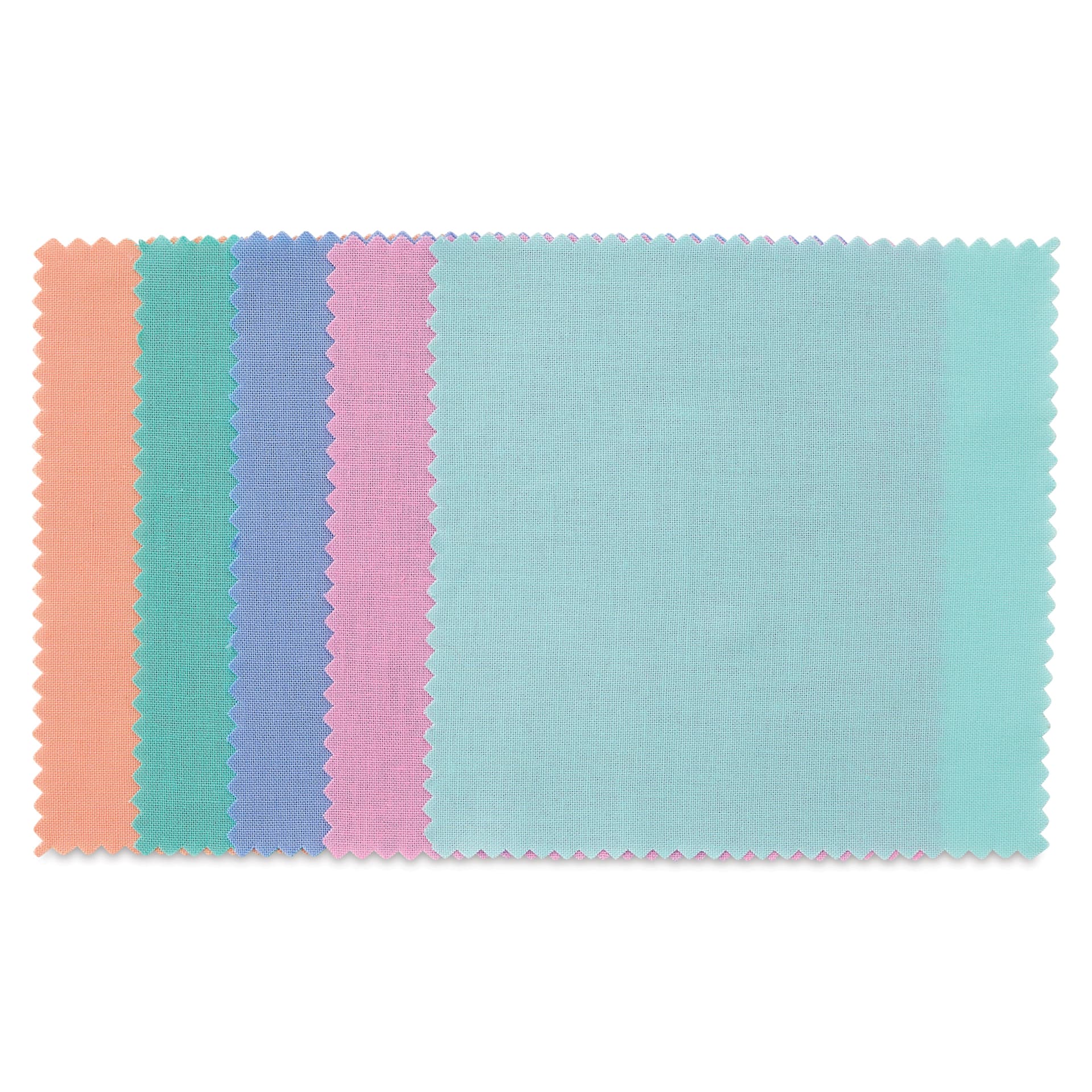 Create It Fabric Squares - Pkg of 20, Solid Pastels, 5" x 5" different colors