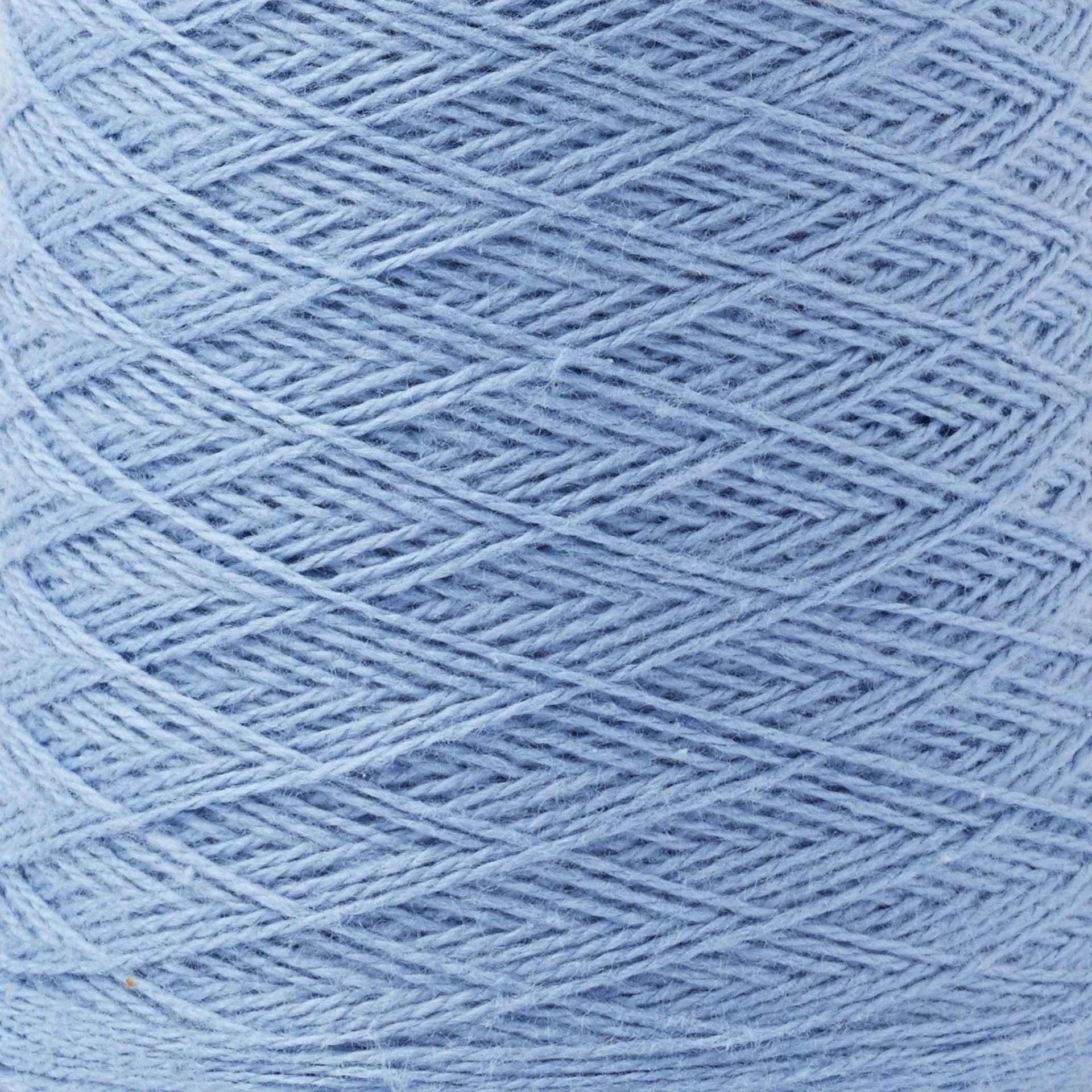 Gist Yarn Beam 8/2 Organic Cotton Weaving Yarn - Pacific, 8 oz close up to show texture