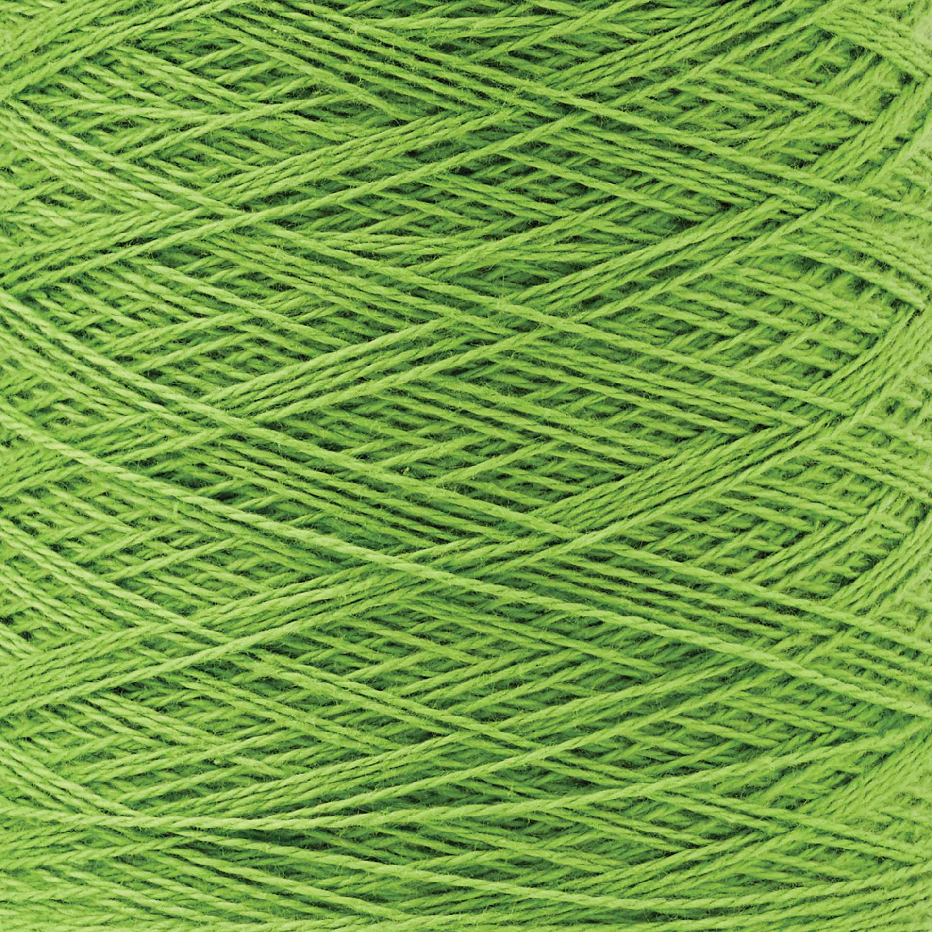 Gist Yarn Beam 8/2 Organic Cotton Weaving Yarn - Pistachio, 8 oz close up to show texture