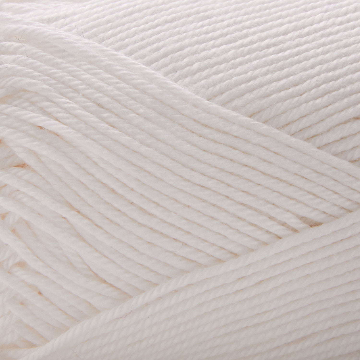 Premier Yarn Afternoon Cotton Yarn - White, close-up