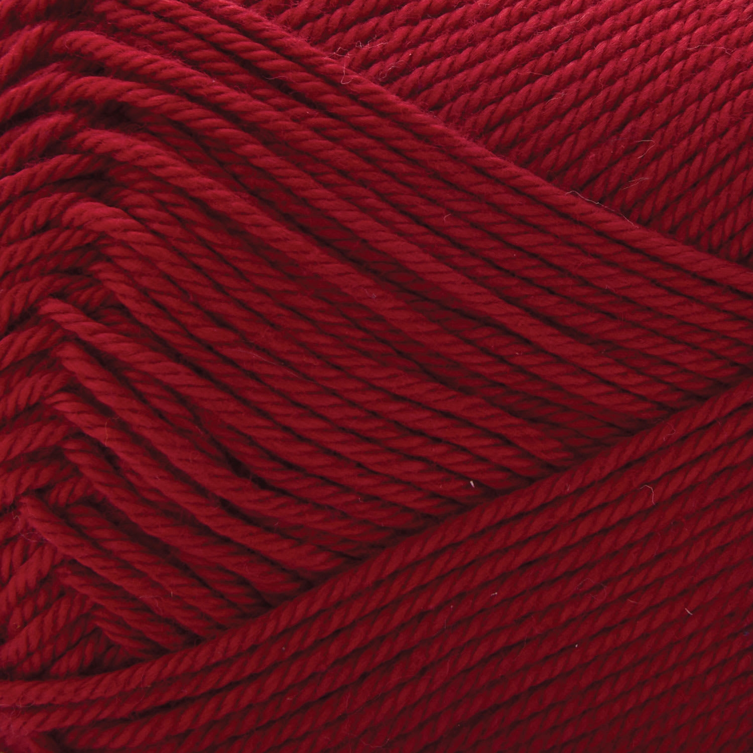 Premier Yarn Afternoon Cotton Yarn - Cherry, close-up