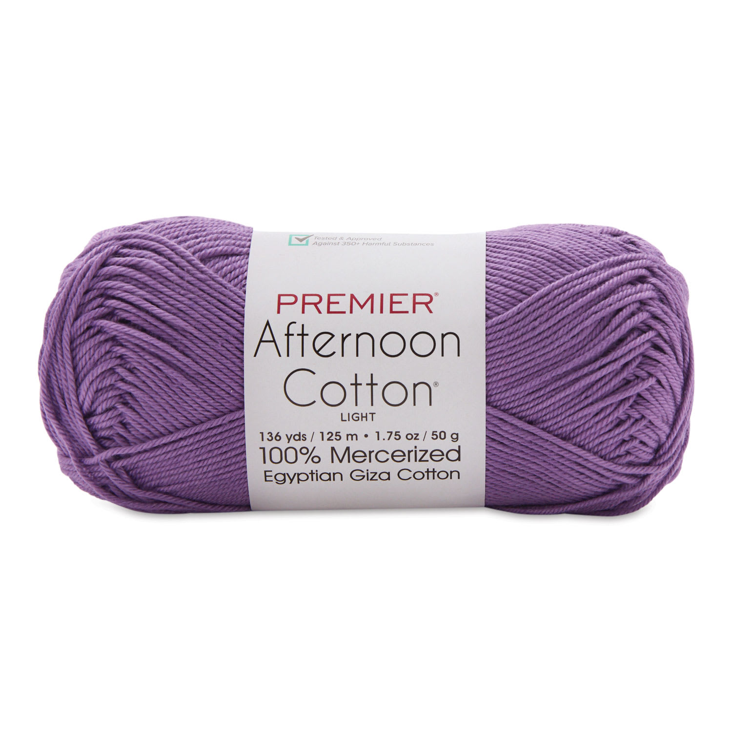Premier Yarn Afternoon Cotton Yarn - Orchid, skein