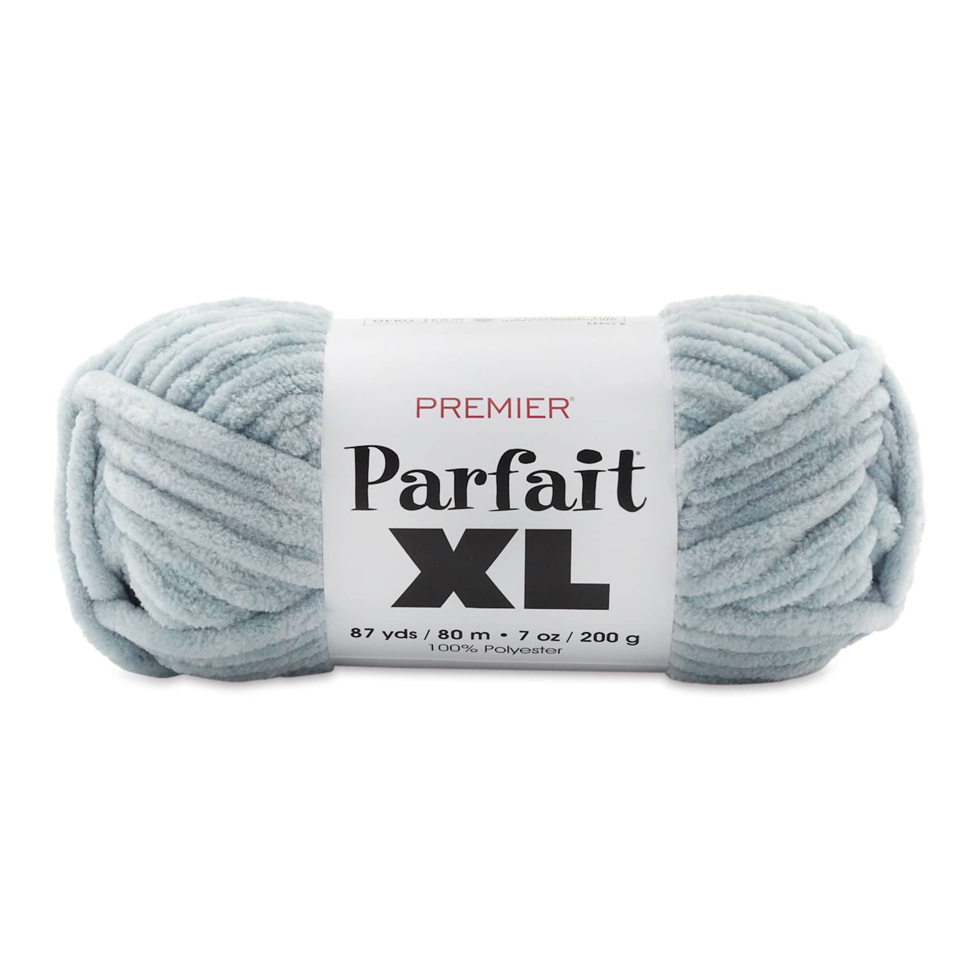Premier Yarn Parfait XL Yarn - Light Gray, skein