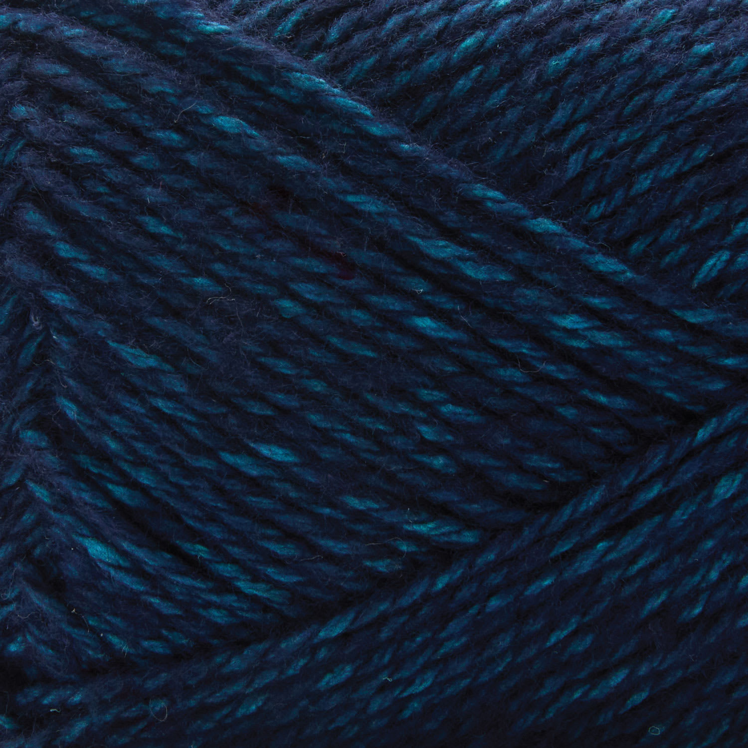 Premier Yarn Re-Ply Yarn - Deep Blue, 3.5 oz close up to show texture