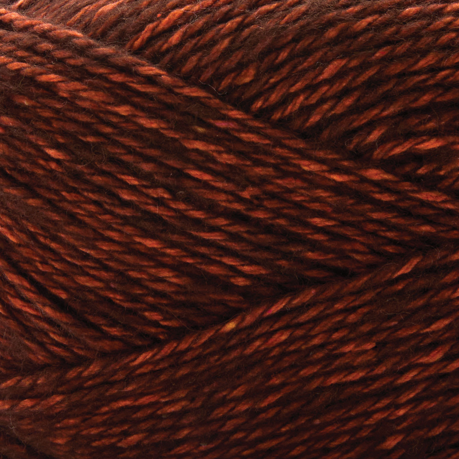 Premier Yarn Re-Ply Yarn - Orange, 3.5 oz close up to show texture