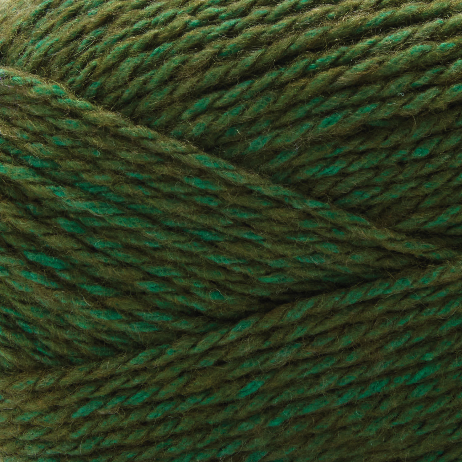 Premier Yarn Re-Ply Yarn - Green, 3.5 oz close up to show texture