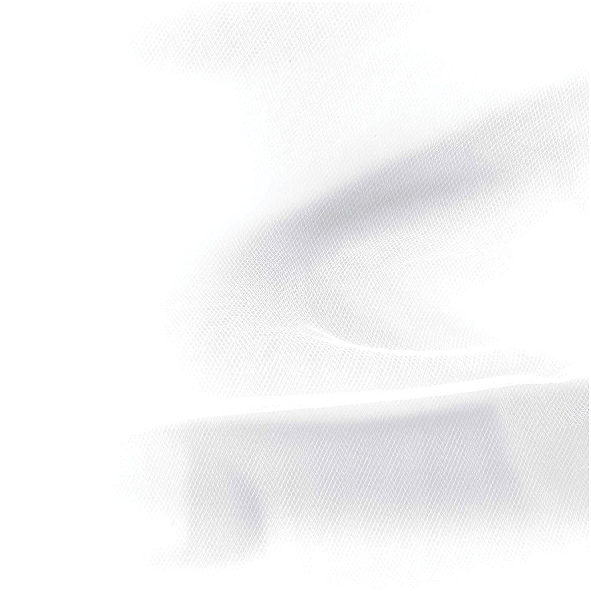 Rico Design Tulle Roll - White, 50 cm x 5 m showing texture