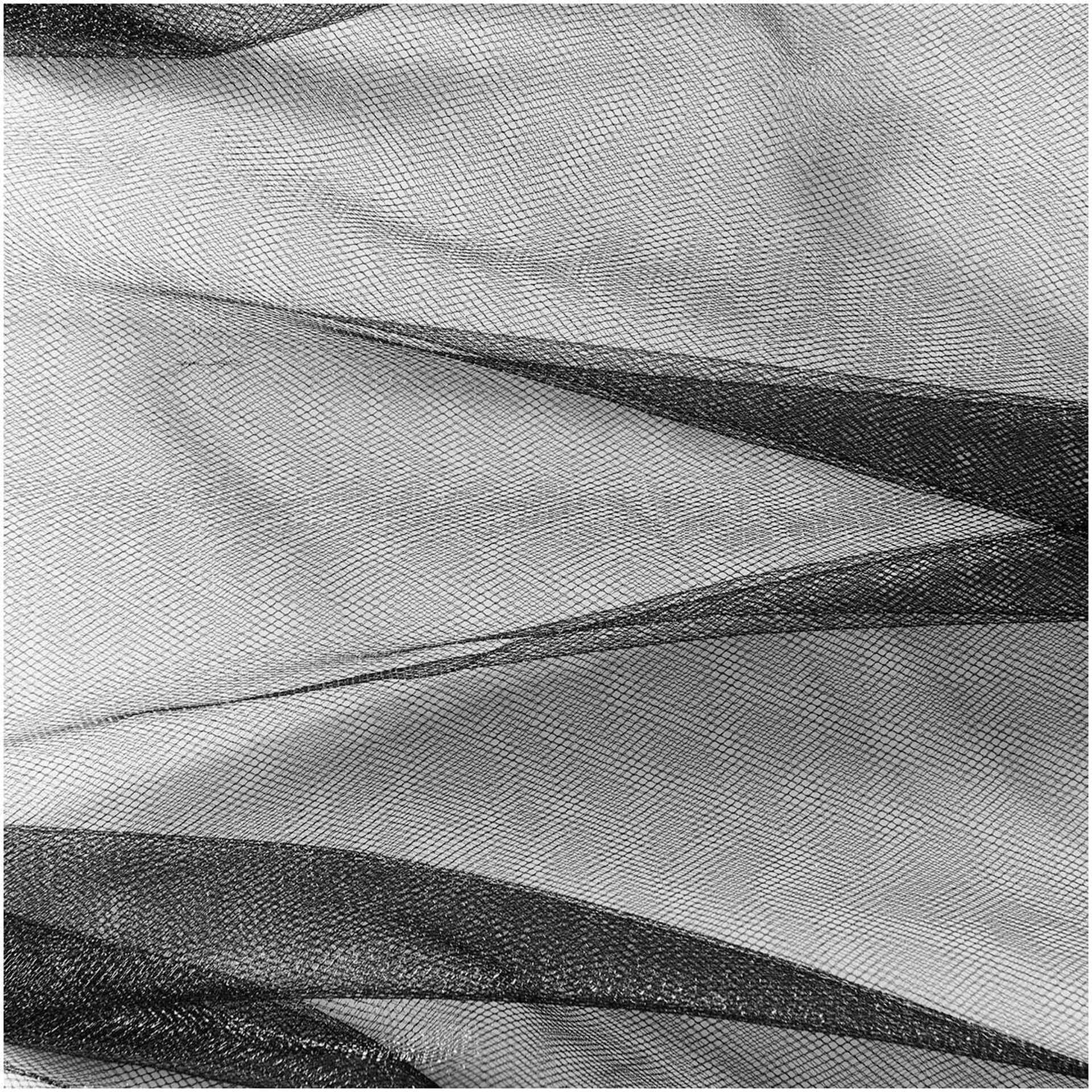 Rico Design Tulle Roll - Black, 50 cm x 5 m showing texture
