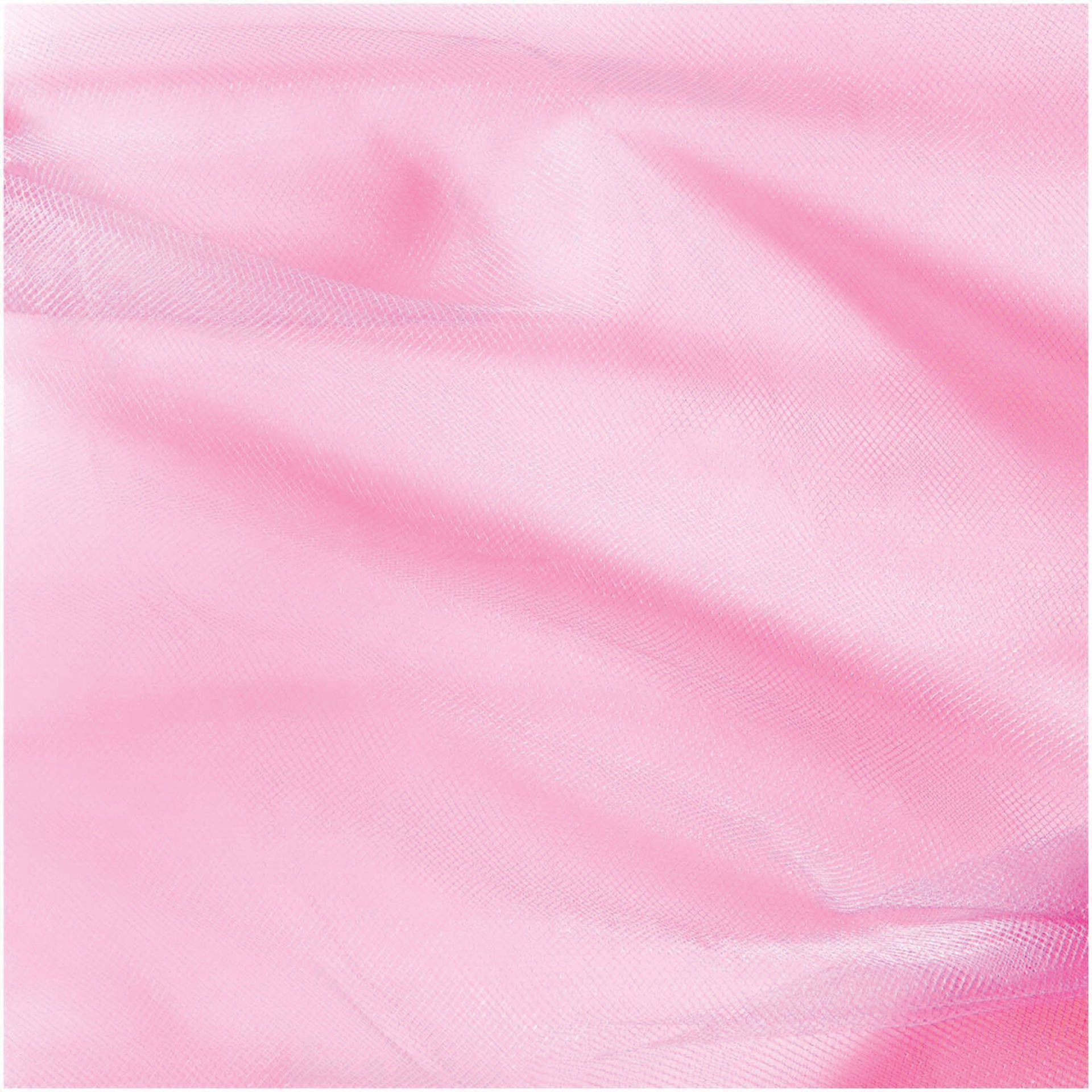 Rico Design Tulle Roll - Pink, 50 cm x 5 m showing texture