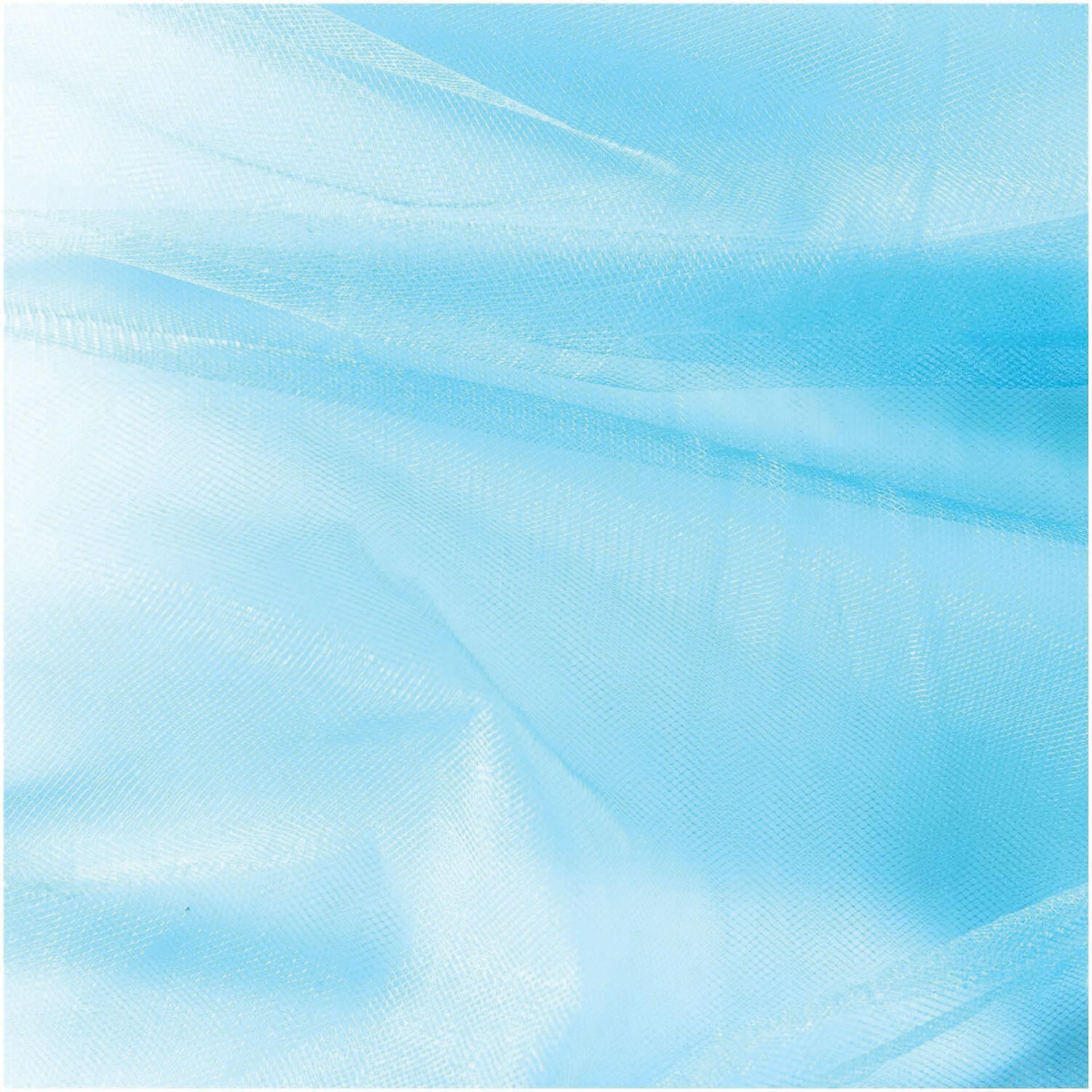 Rico Design Tulle Roll - Blue, 50 cm x 5 m showing texture