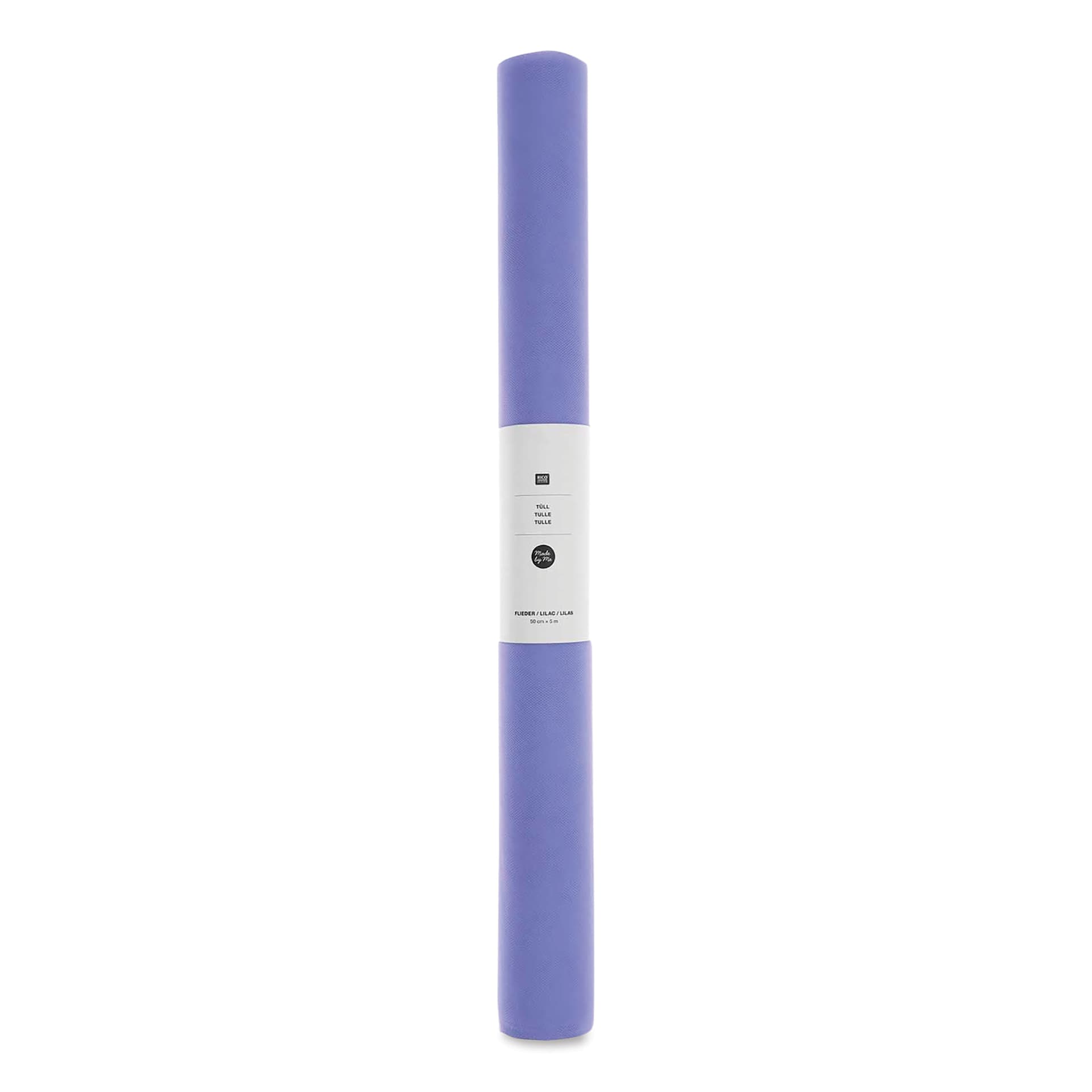 Rico Design Tulle Roll - Lilac, 50 cm x 5 m in packaging