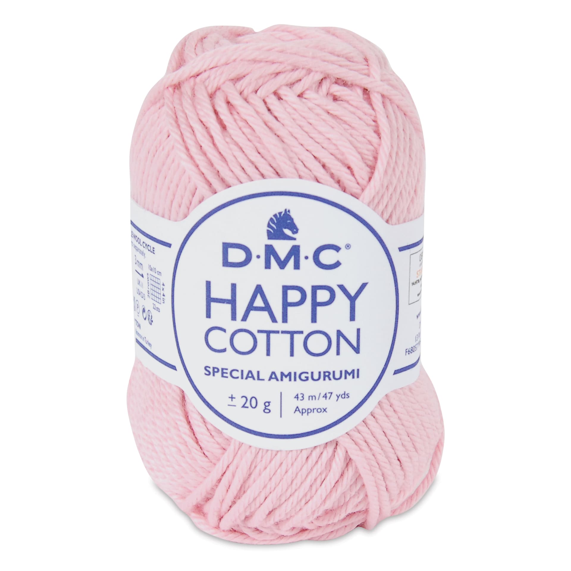 DMC Happy Cotton Yarn - Piggy Pink 764, 20 g
