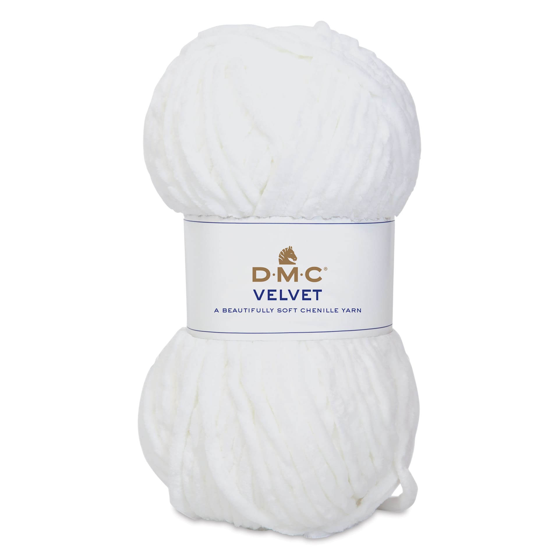DMC Velvet Yarn - 02 White, 109 yards