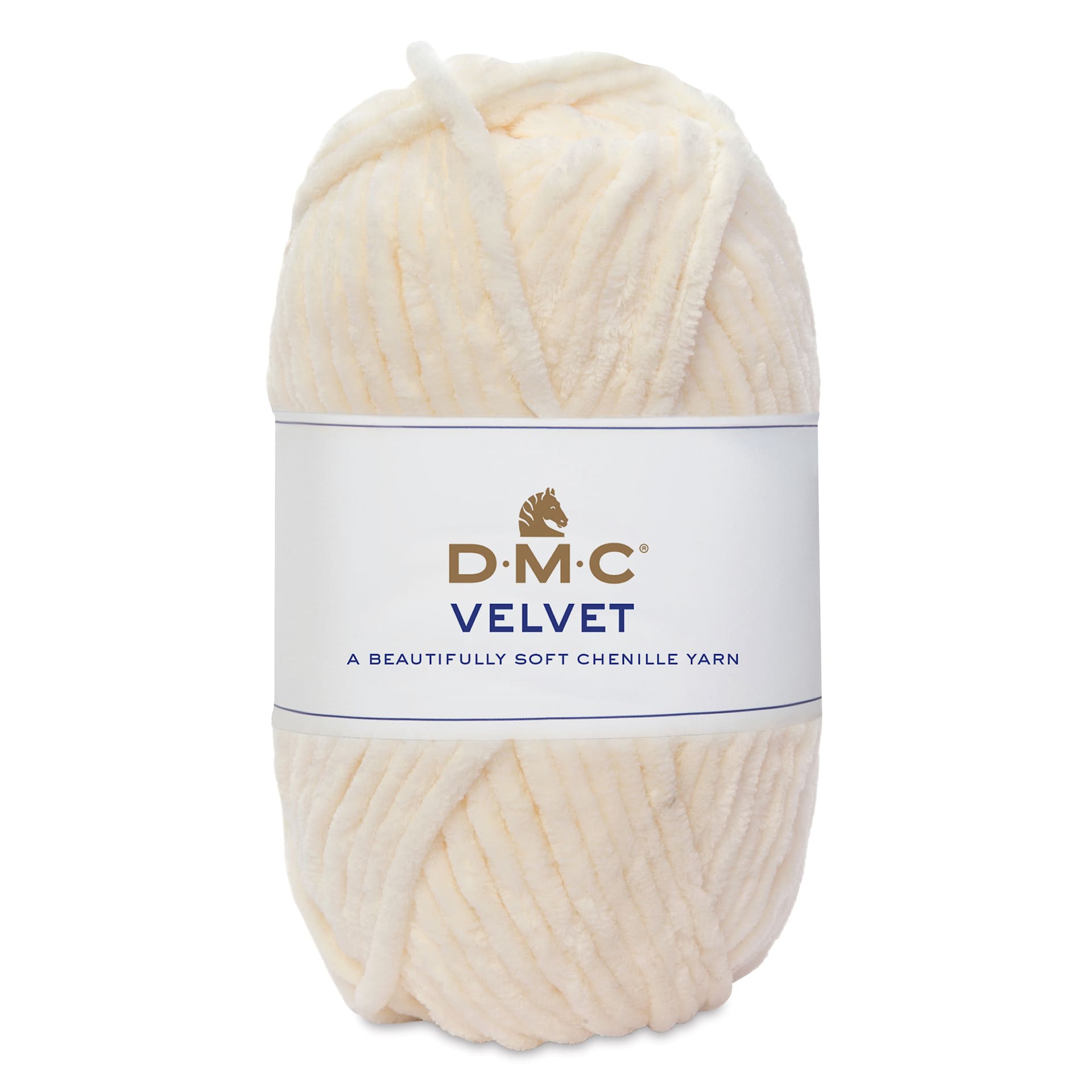 DMC Velvet Yarn - 04 White, 109 yards