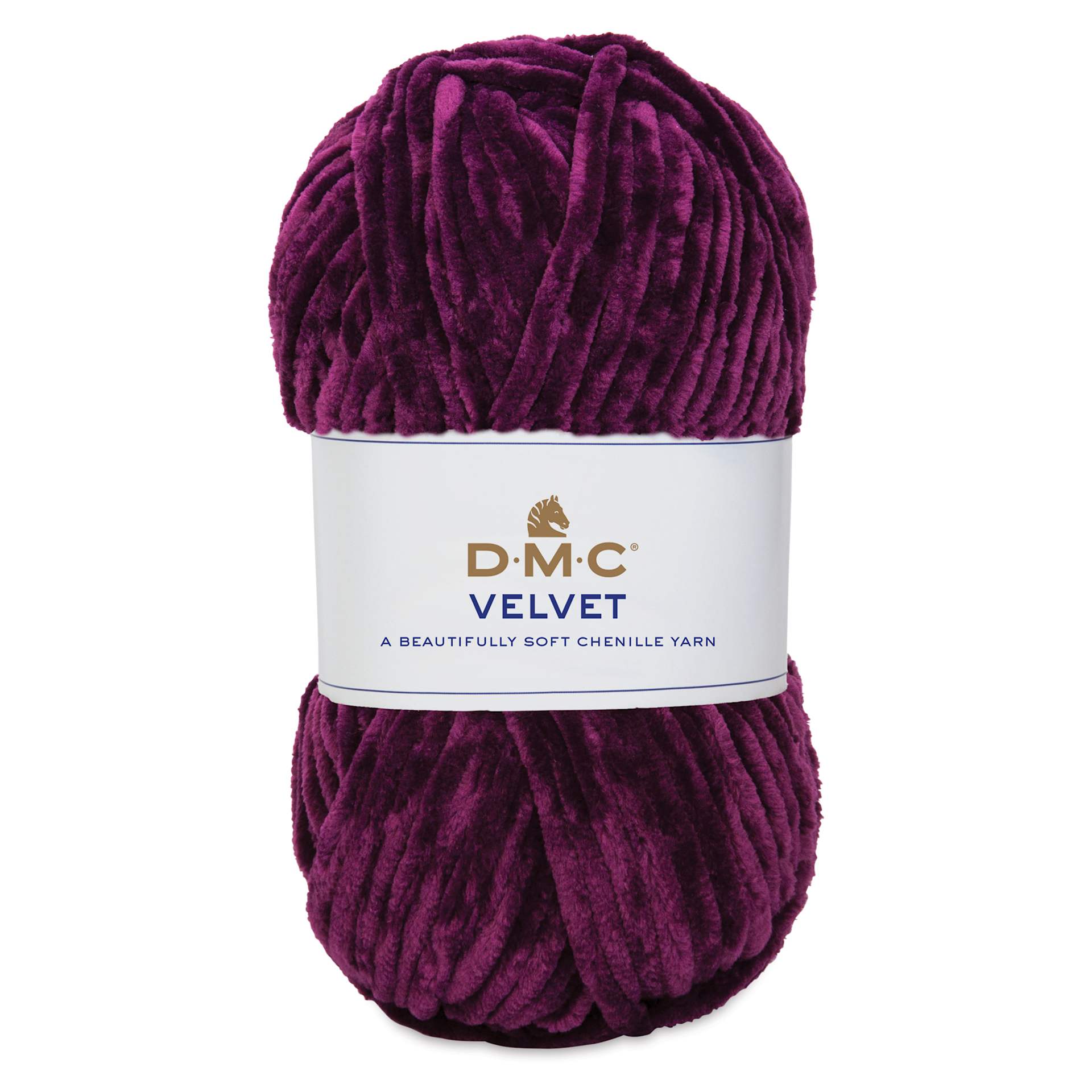 DMC Velvet Yarn - 07 Purple, 109 yards front of packaging