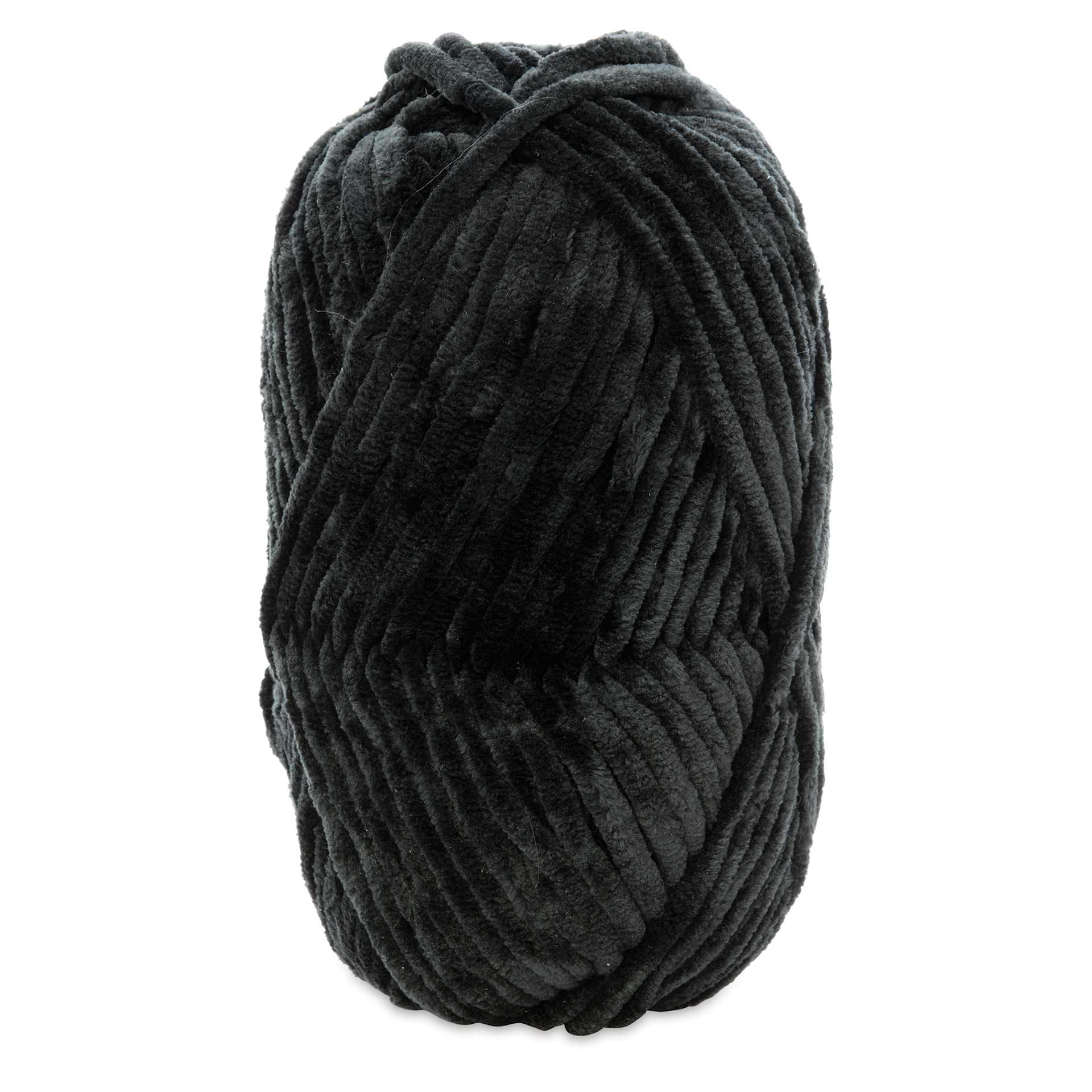 DMC Velvet Yarn - 10 Black, 109 yards without packaging