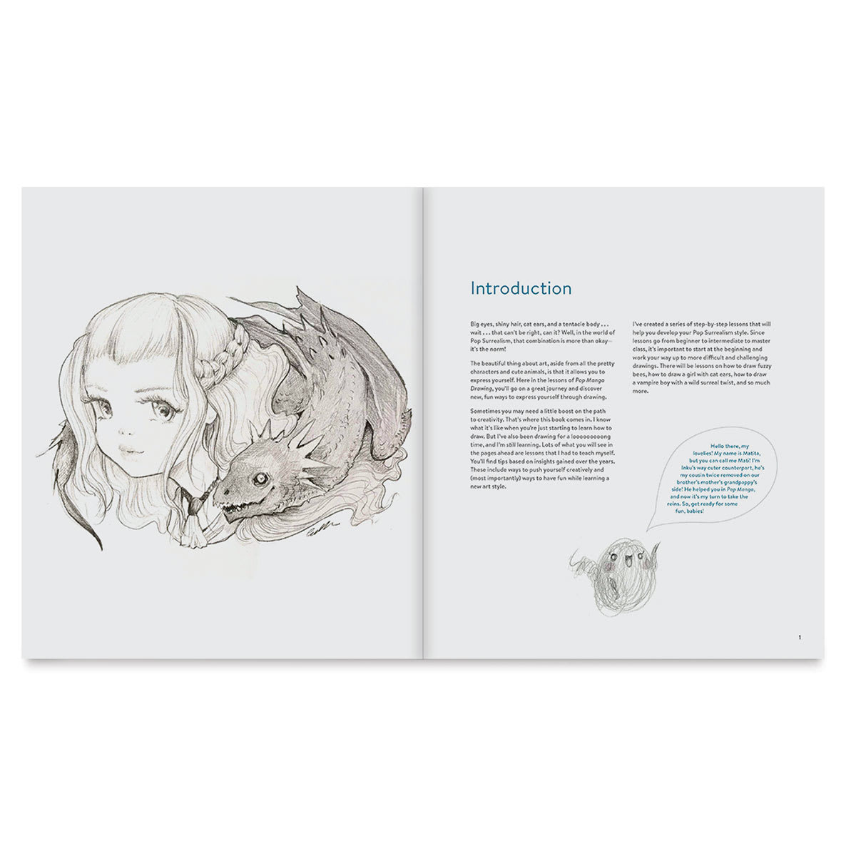 Pop Manga Drawing, Inside Page