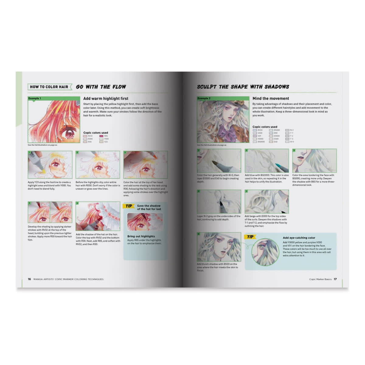 Manga Artists' Copic Marker Coloring Techniques, Open
