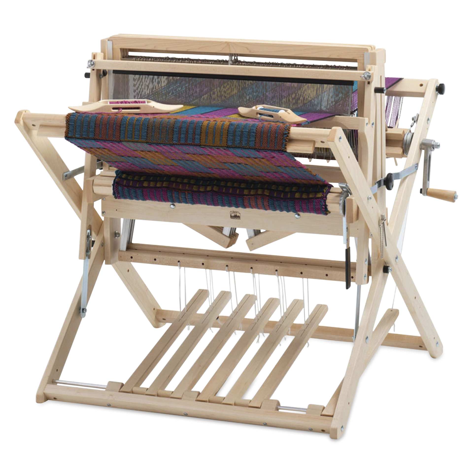 Schacht Baby Wolf Loom - 4 Shaft, 10 Dent - in use