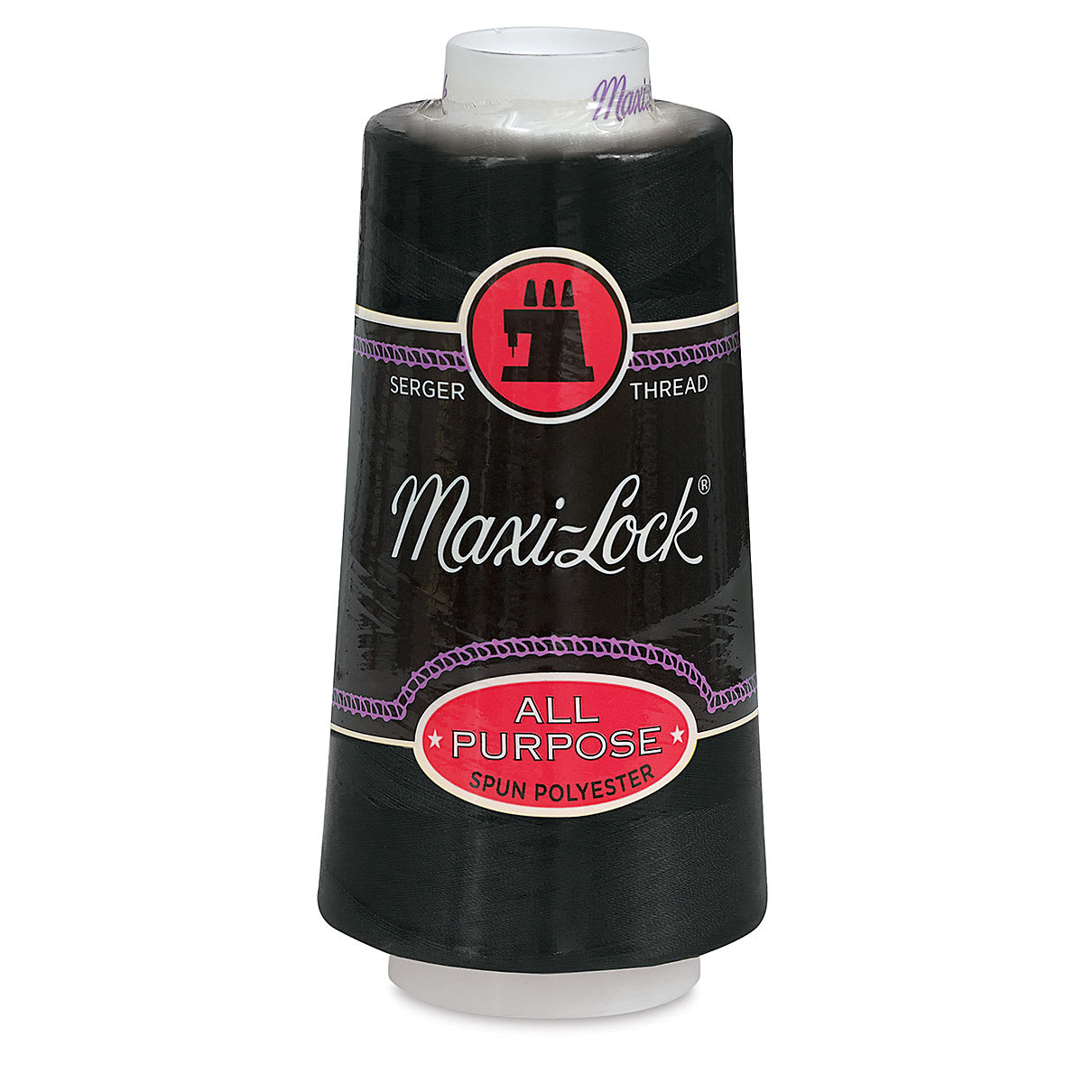 Maxi-Lock Thread - Black, 6000 yd Spool